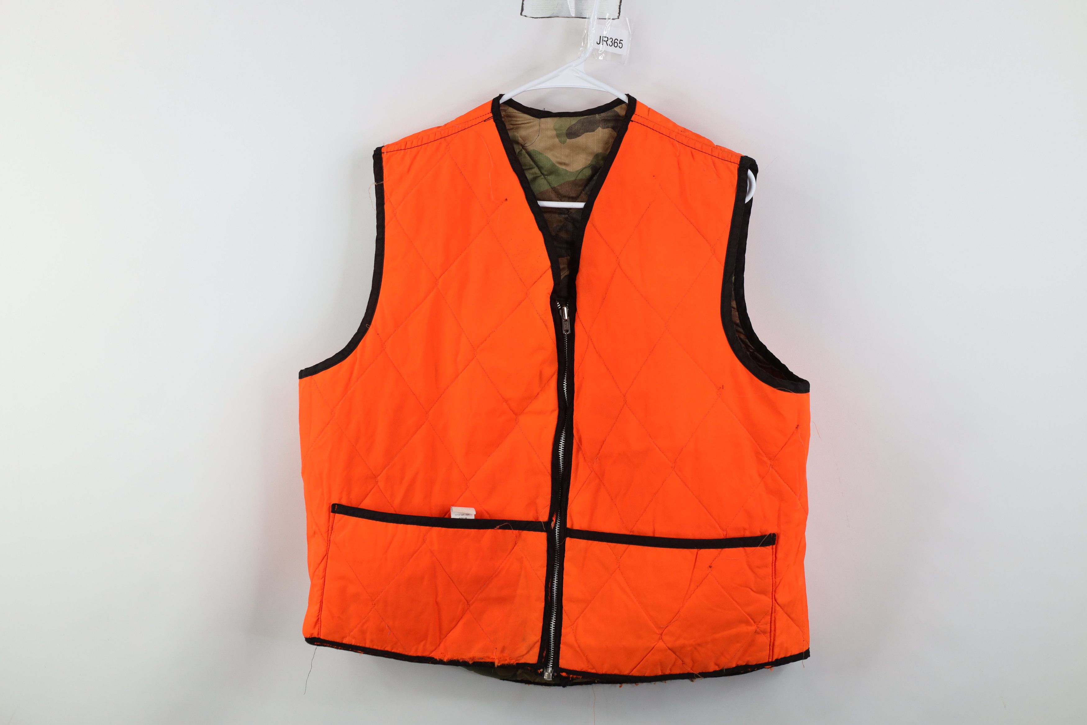 Vintage Vintage 70s Streetwear Reversible Camouflage Vest Jacket USA Size US L / EU 52-54 / 3 - 12 Thumbnail