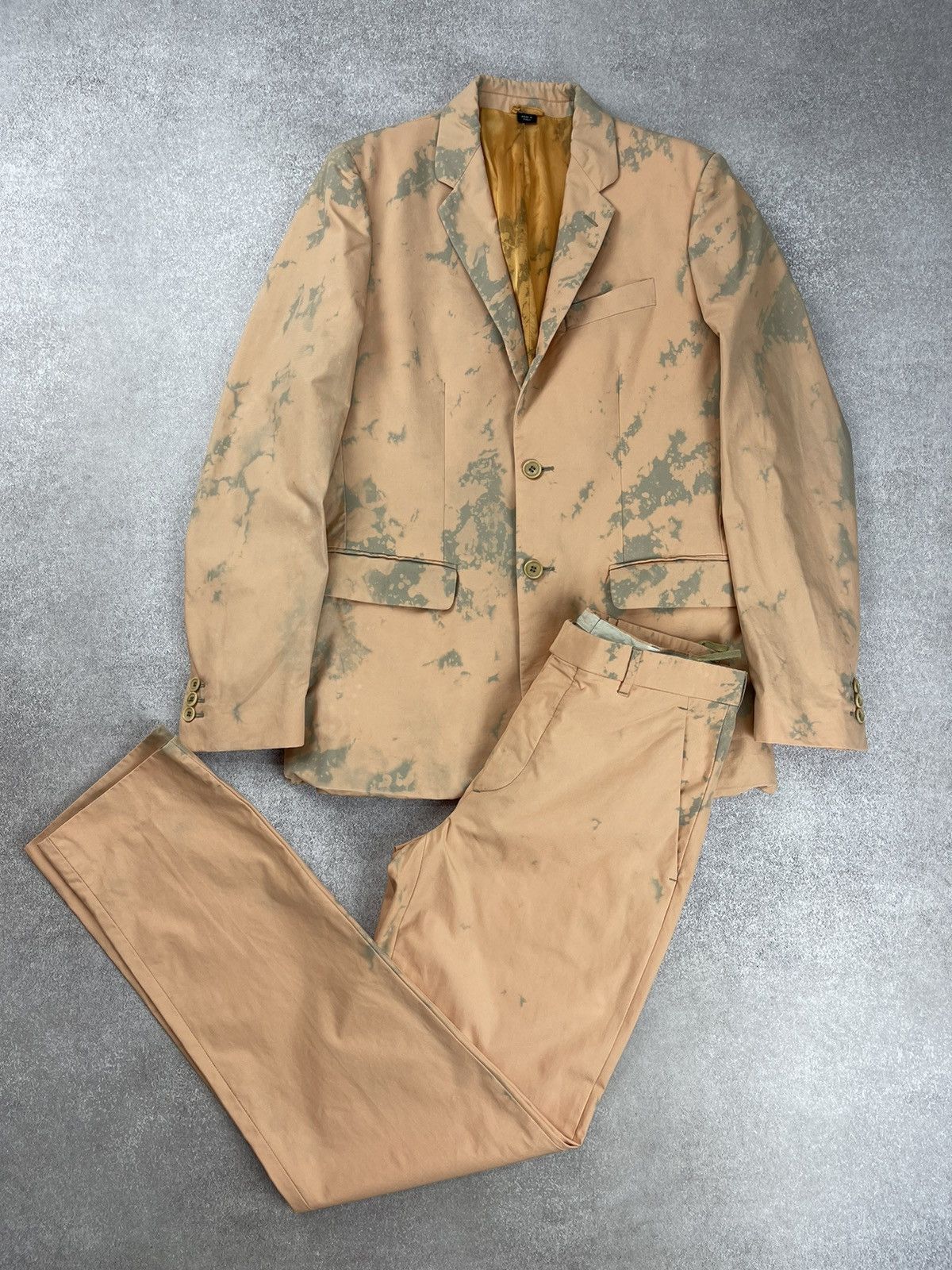 Vintage Helmut Lang Custom Suit Blazer Trousers Size 46