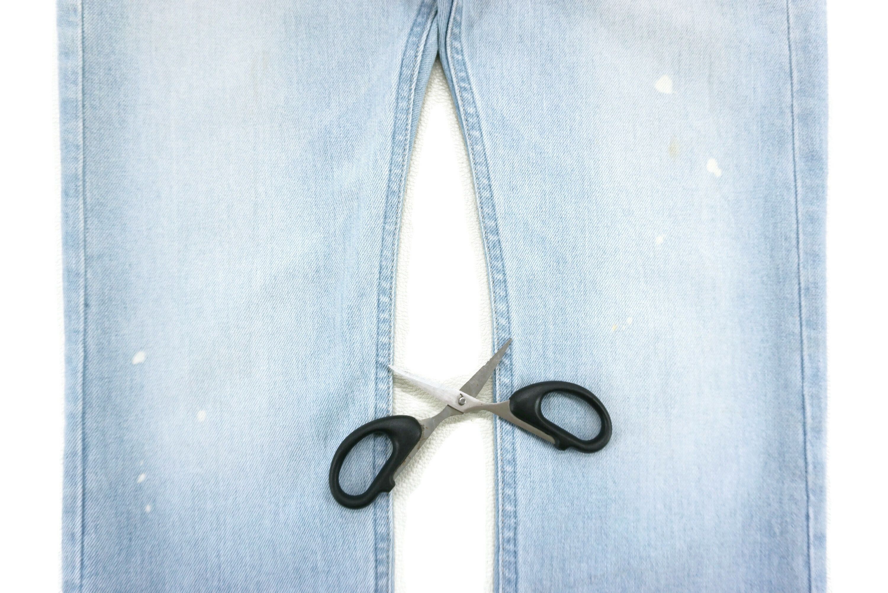 Japanese Brand United Arrows Jeans W29xL31.75 Low-Rise Slim Light Wash Size US 28 / EU 44 - 4 Thumbnail