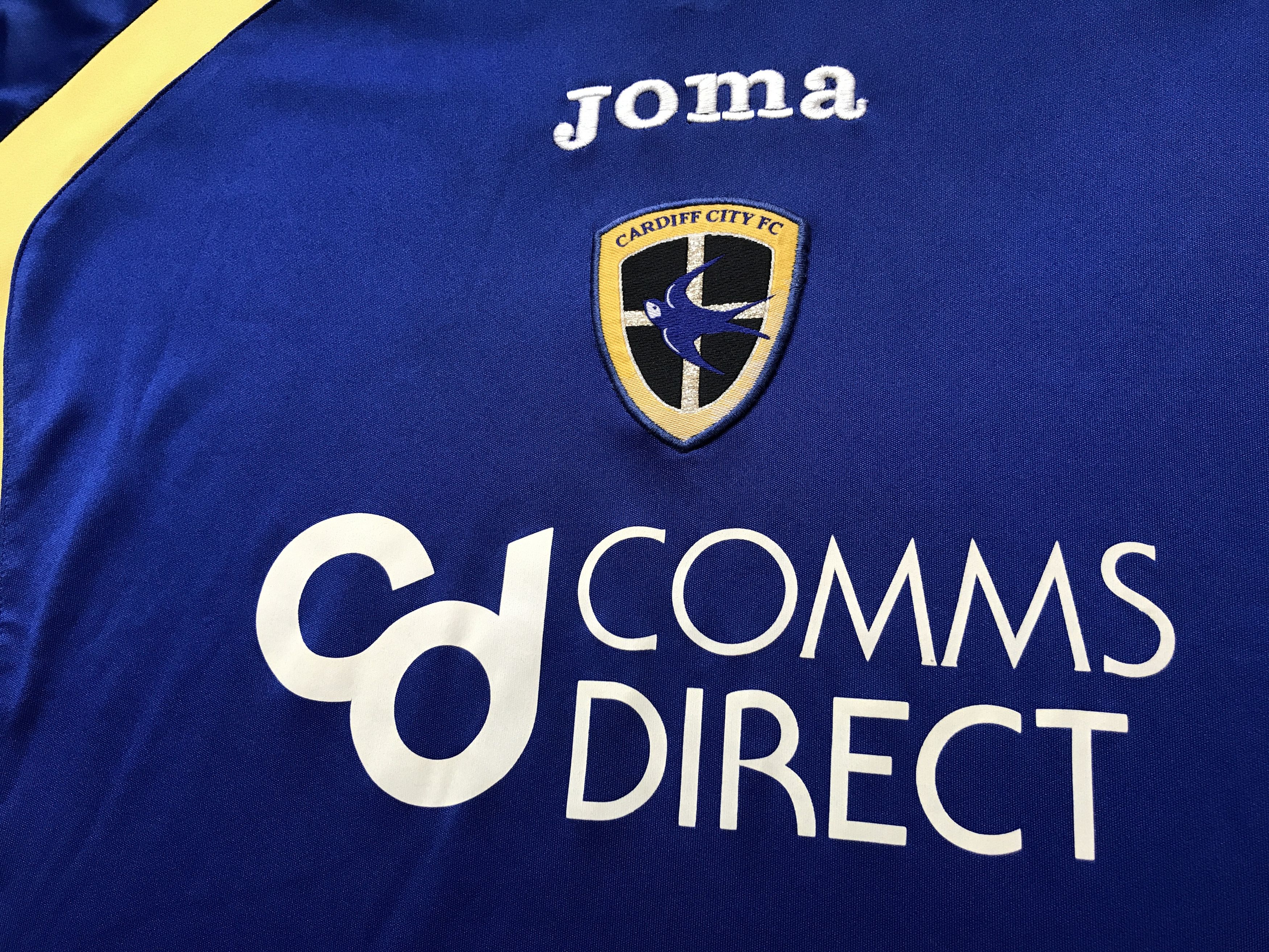 Joma × Vintage Vintage Joma Cardiff Home Football Shirt Size US XXL / EU 58 / 5 - 4 Thumbnail
