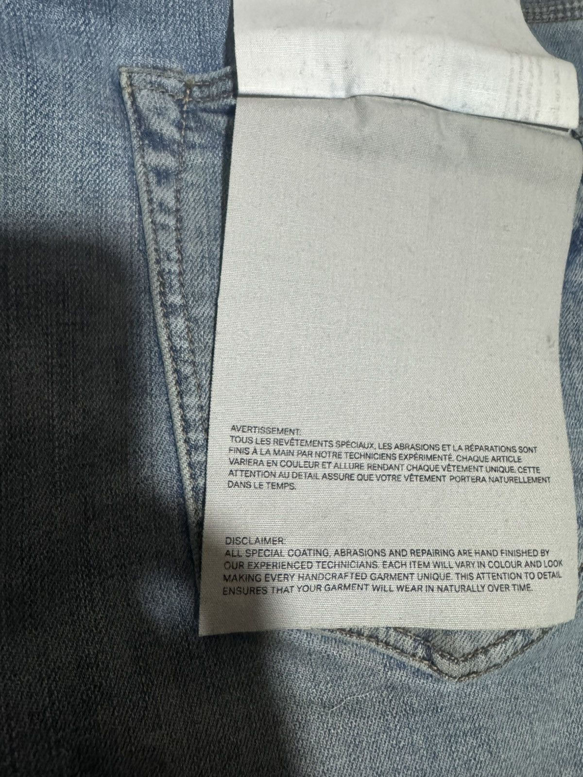 Purple Brand Purple Brand P001 Slim Fit Low Rise Denim Size US 34 / EU 50 - 6 Thumbnail