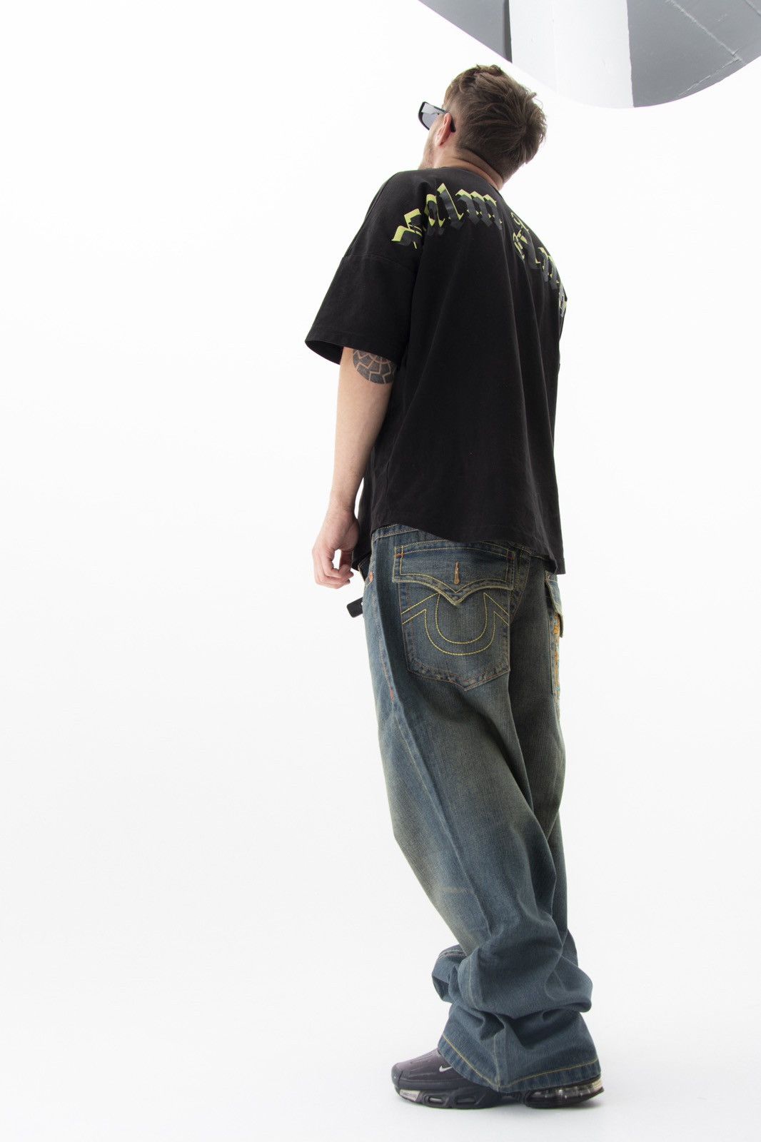 True Religion × Vintage 1New True Religion Jeans Denim faded pants y2k hype Size US 38 / EU 54 - 11 Thumbnail