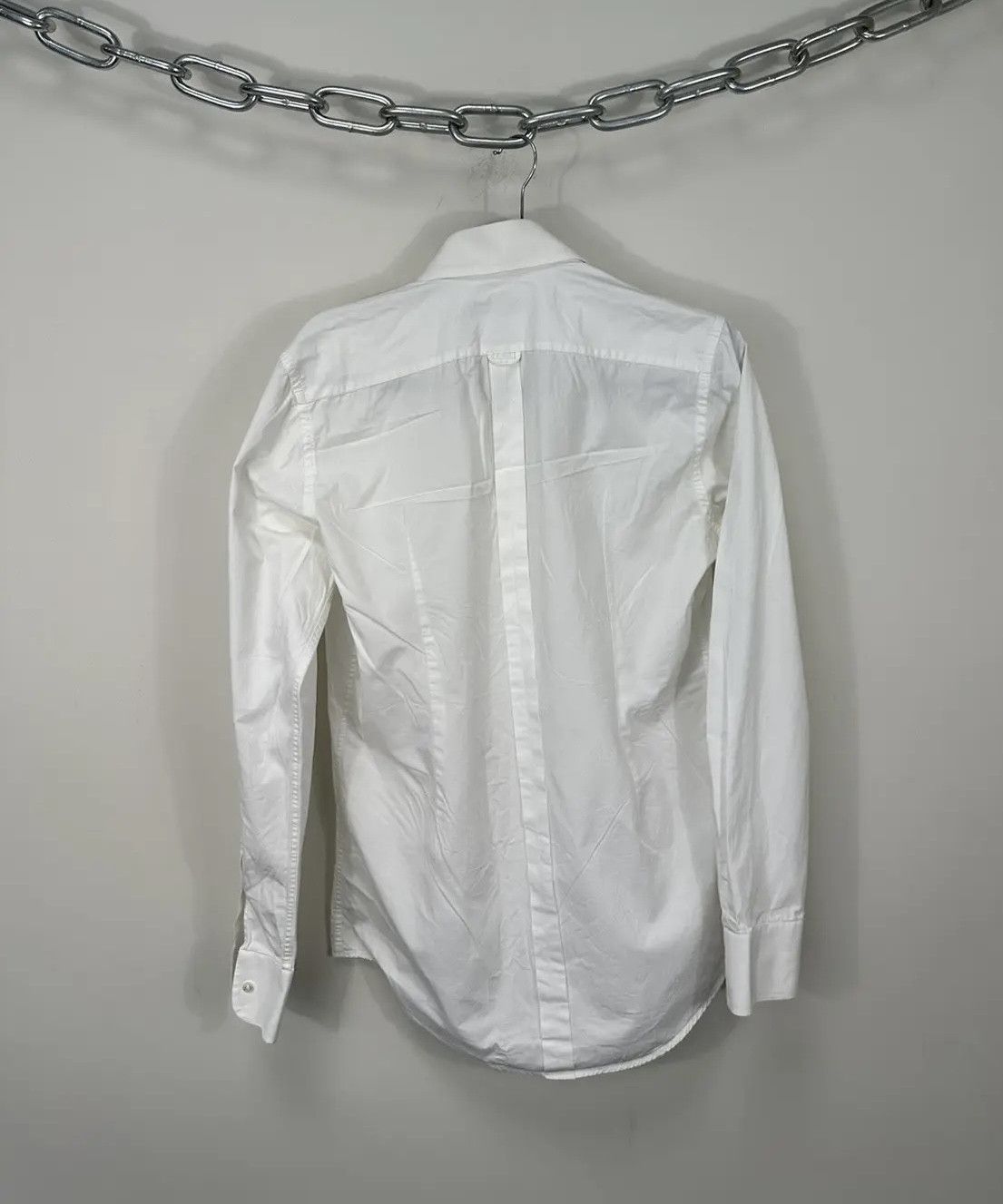 Dolce & Gabbana × Vintage Vintage Dolce & Gabbana Men's White Button Up Dress Shirt Size US M / EU 48-50 / 2 - 10 Thumbnail