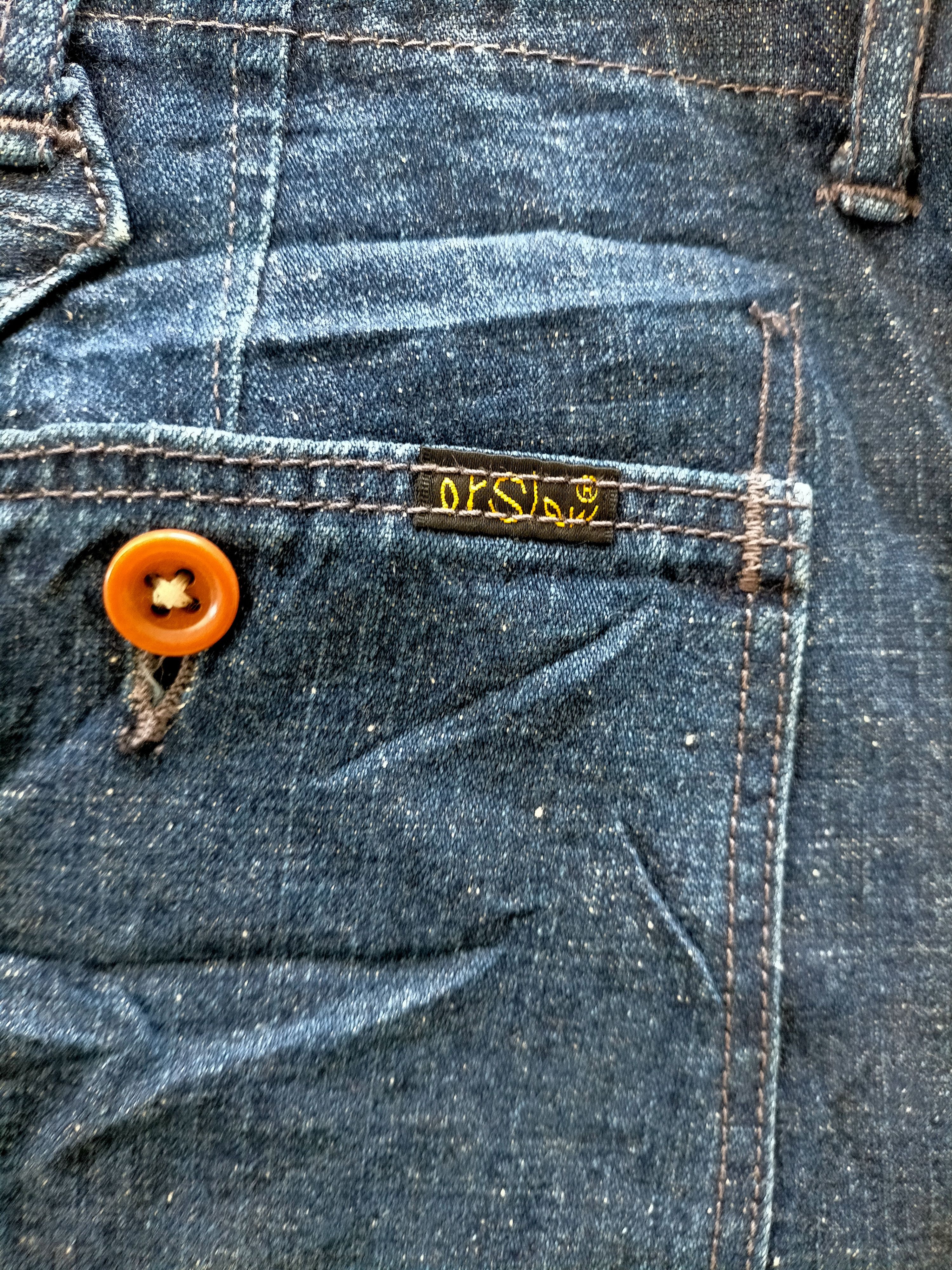 Orslow Orslow Made in Japan Wide Leg Flare Buckle Blue Jeans Size US 32 / EU 48 - 19 Thumbnail