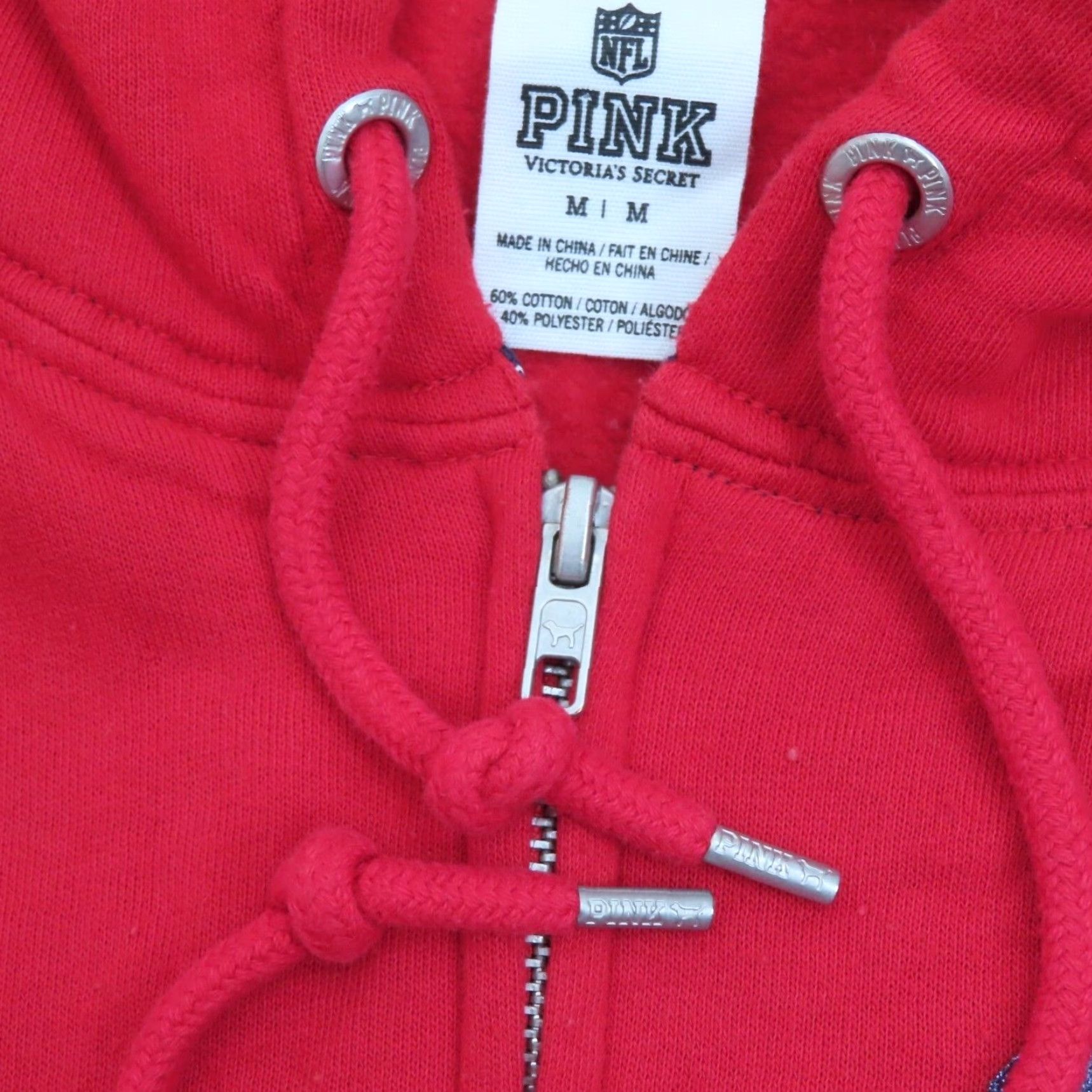 Victoria's Secret PINK Victoria's Secret Medium Houston Texans Zip Hoodie Rhinestone Glitter NFL Size M / US 6-8 / IT 42-44 - 6 Thumbnail