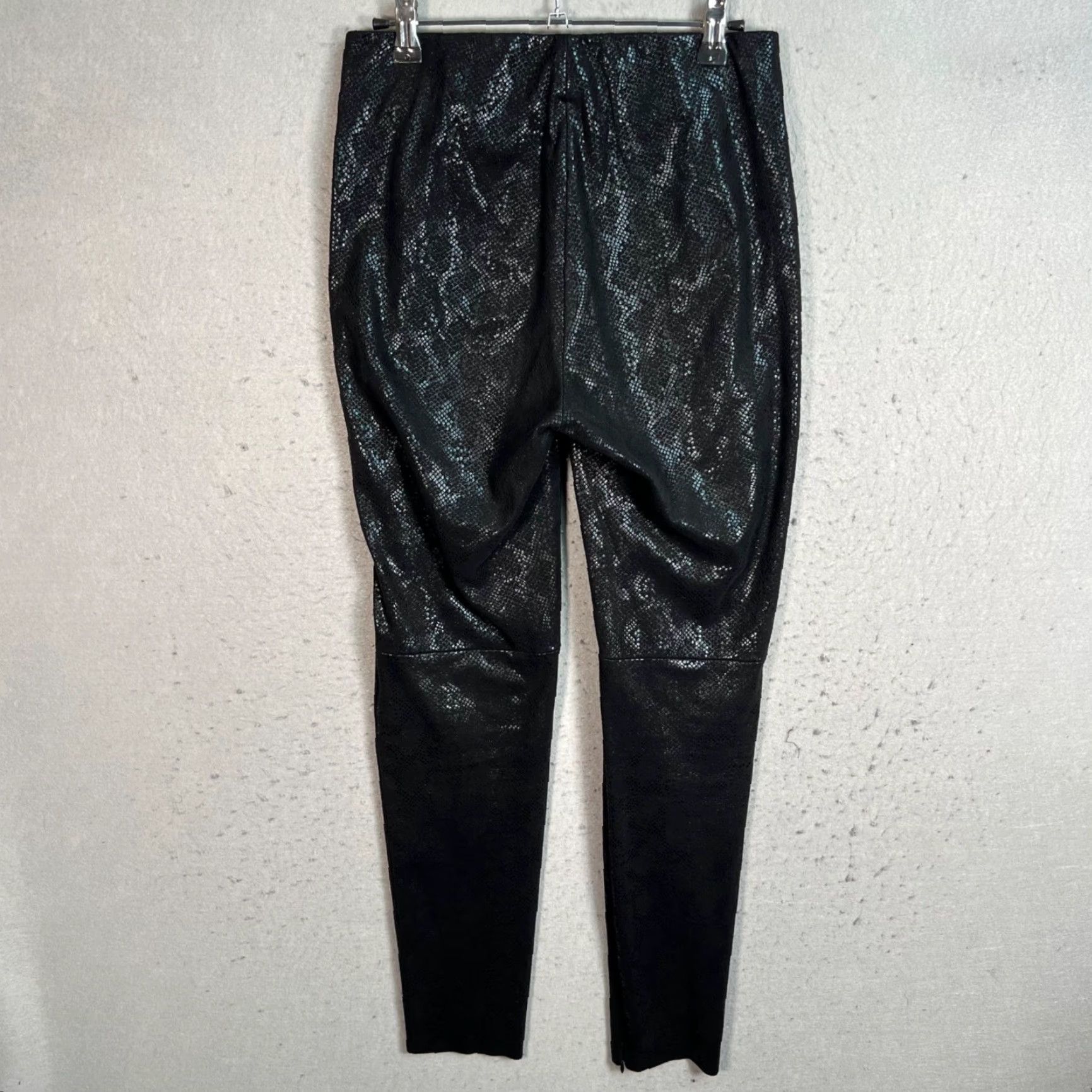 Zara Zara Basic Womens Size Small Black Snake Print Pants Size 28" / US 6 / IT 42 - 2 Thumbnail
