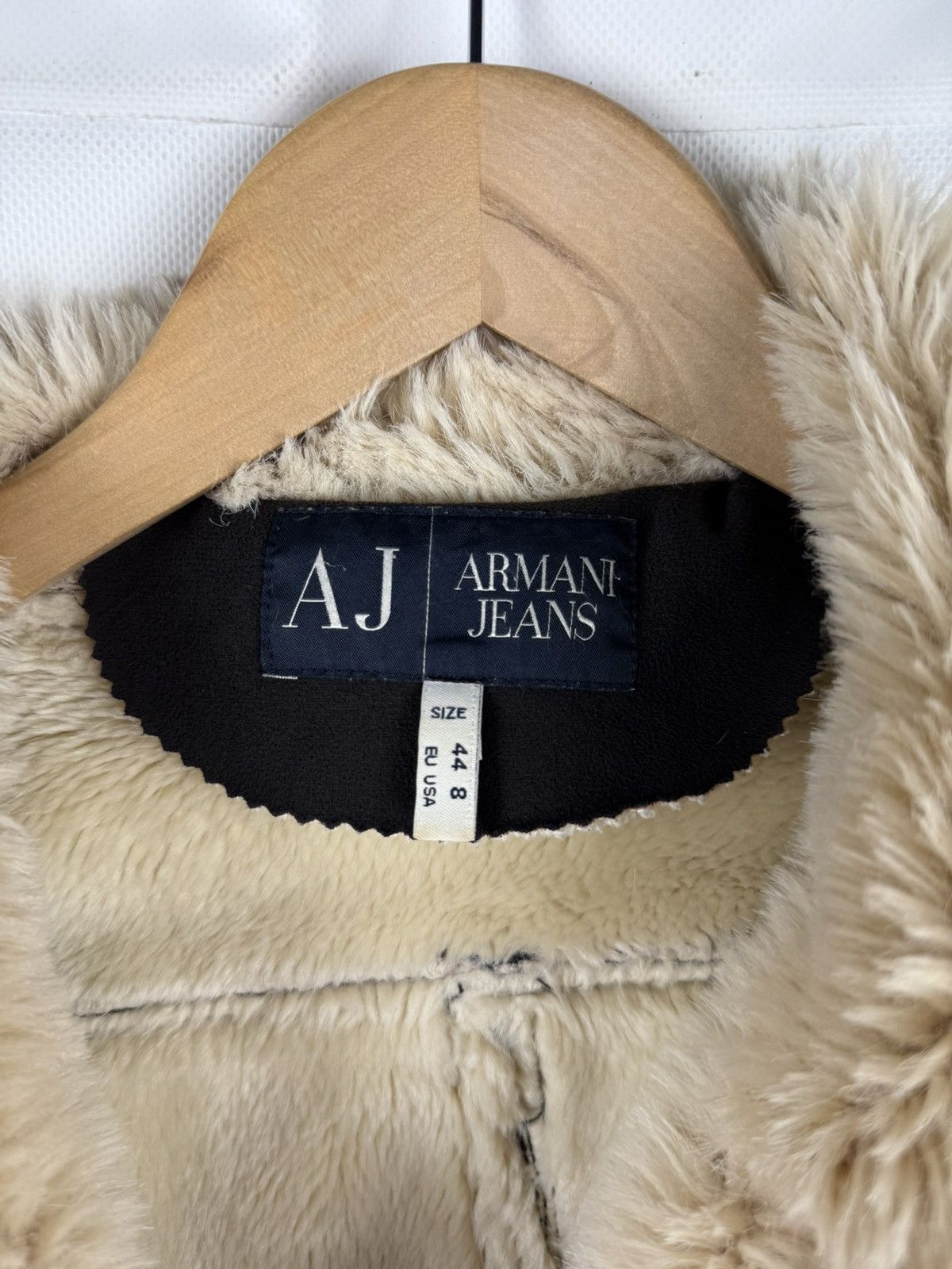 Armani Armani Jeans Ladies Faux Fur Aviator Y2K Bomber Jacket Size M / US 6-8 / IT 42-44 - 23 Thumbnail
