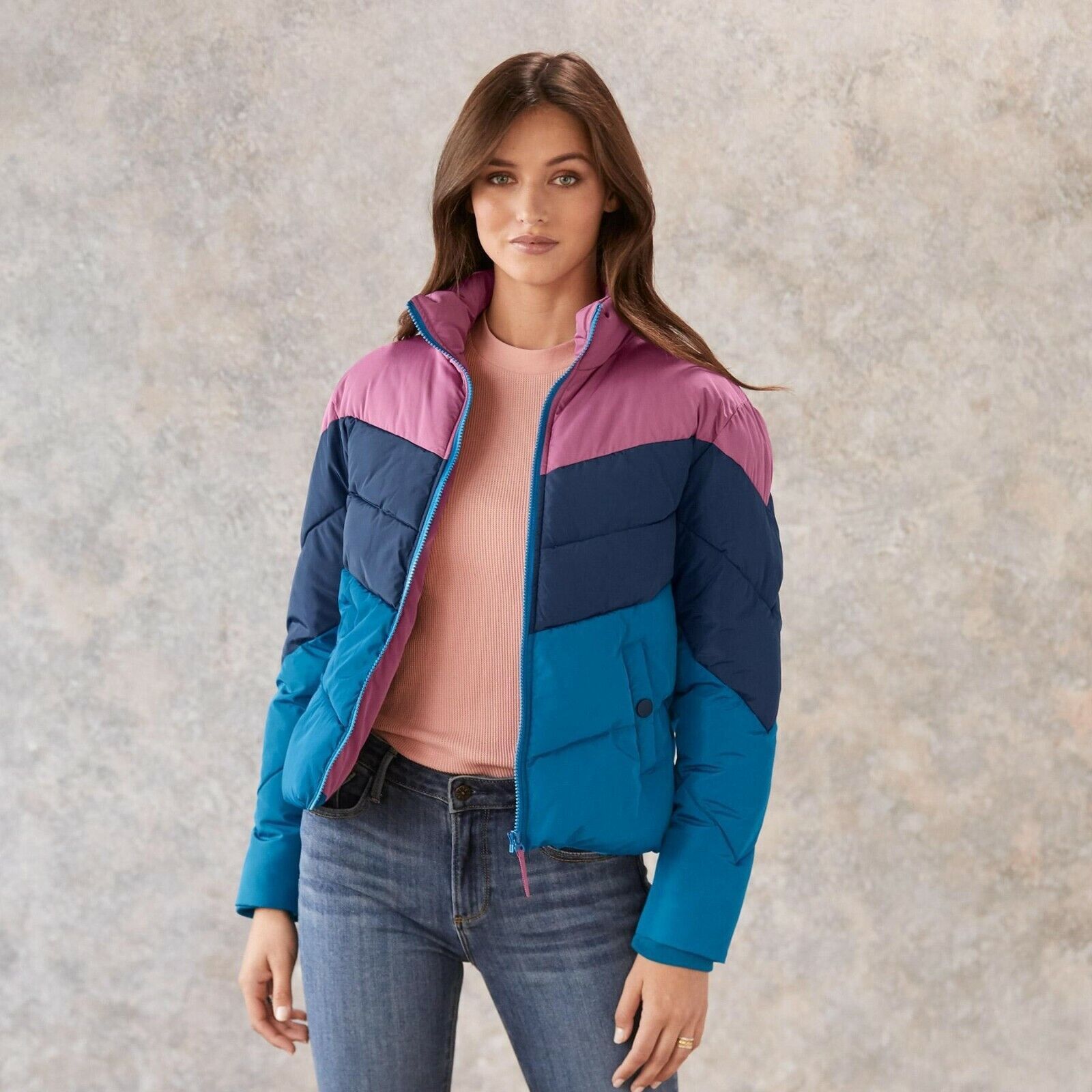 Sundry Sundance Womens Greer Mountain Colorblock Puffer Coat XXL Size XXL / US 16-18 / IT 52-54 - 1 Thumbnail