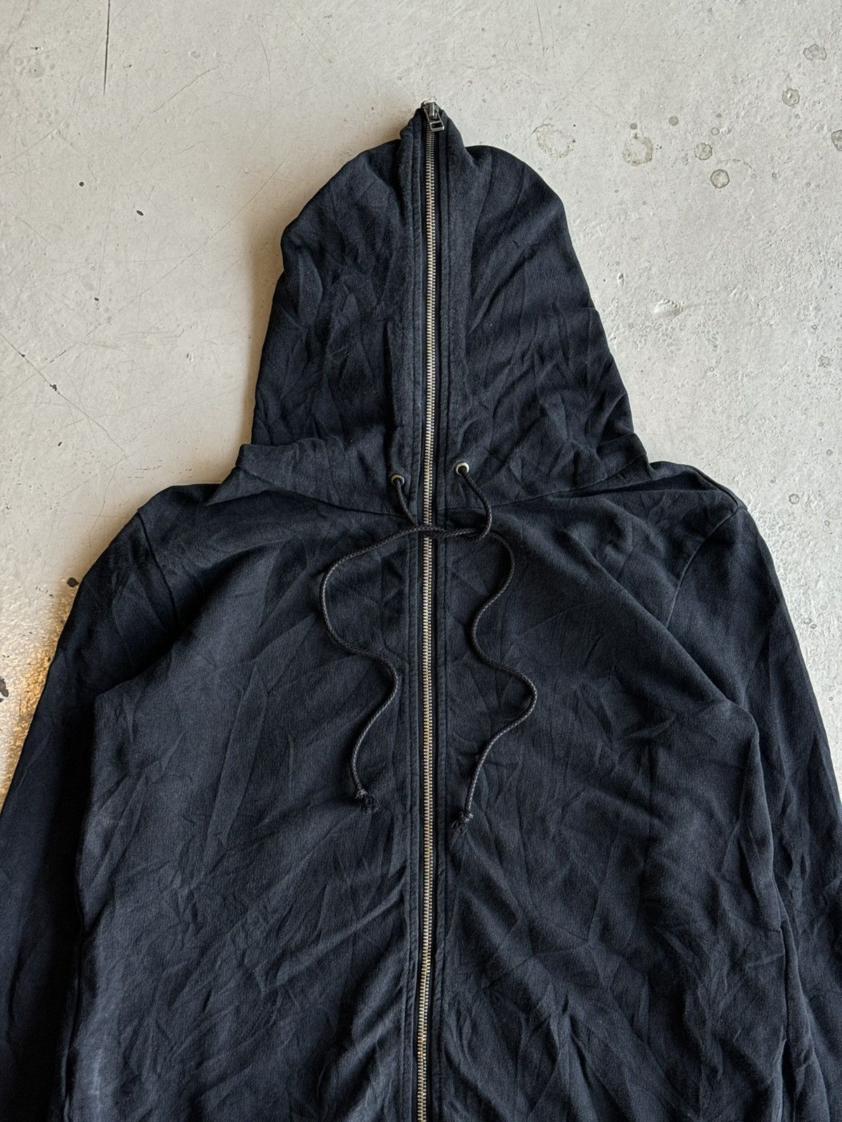 Shimamura Asymmetry Shark Zipper Punk Poem Riot Hoodies