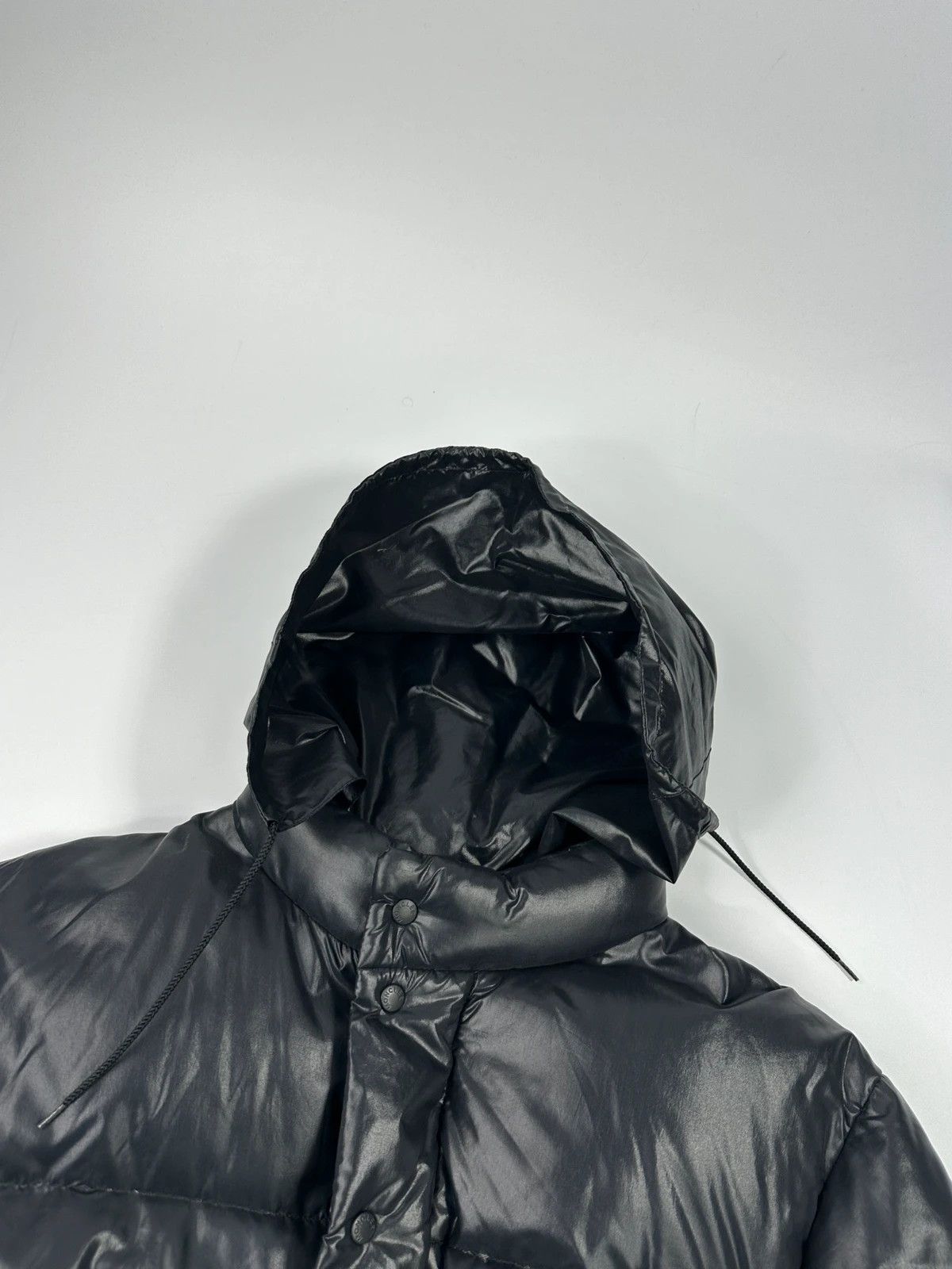 Moncler Moncler 90’s Black Vernis Nylon Hooded Down Puffer Jacket Size US S / EU 44-46 / 1 - 8 Thumbnail