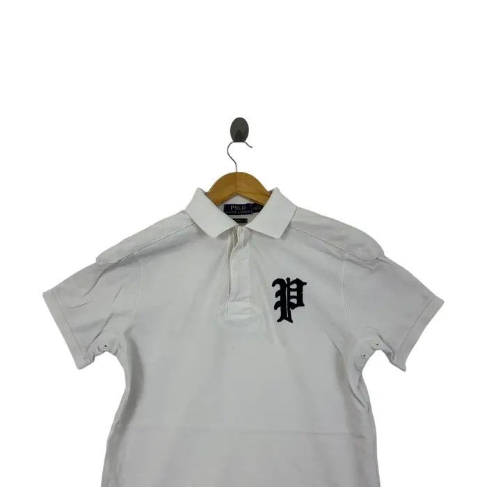 Polo Ralph Lauren Vintage POLO RALPH LAUREN P Embroidered Custom Fit Tee Shirt Size S / US 4 / IT 40 - 2 Thumbnail