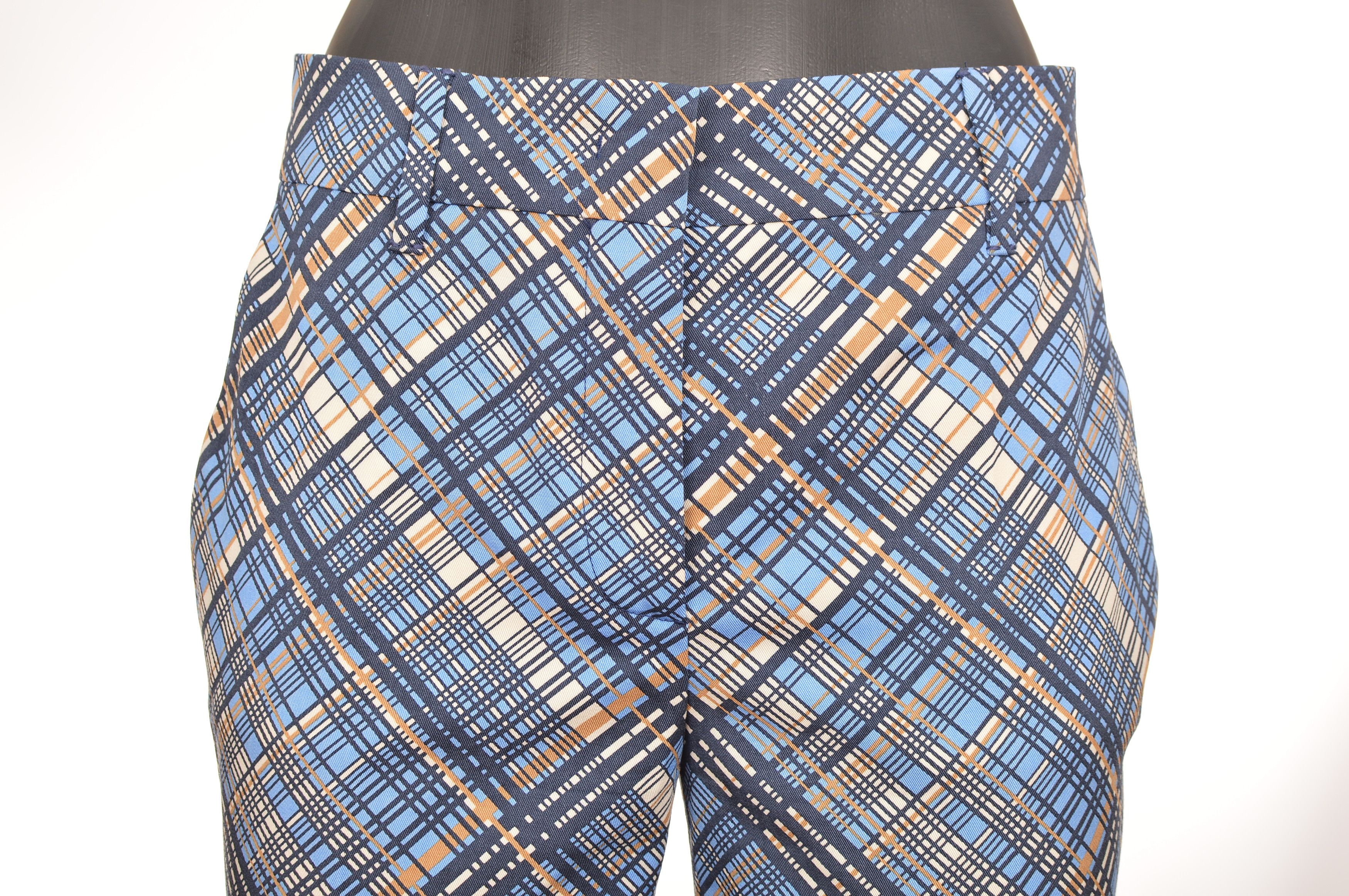 Prada Prada Tapered Slacks Allprint Womens Wool Blend Pants Size 27" / US 4 / IT 40 - 2 Thumbnail