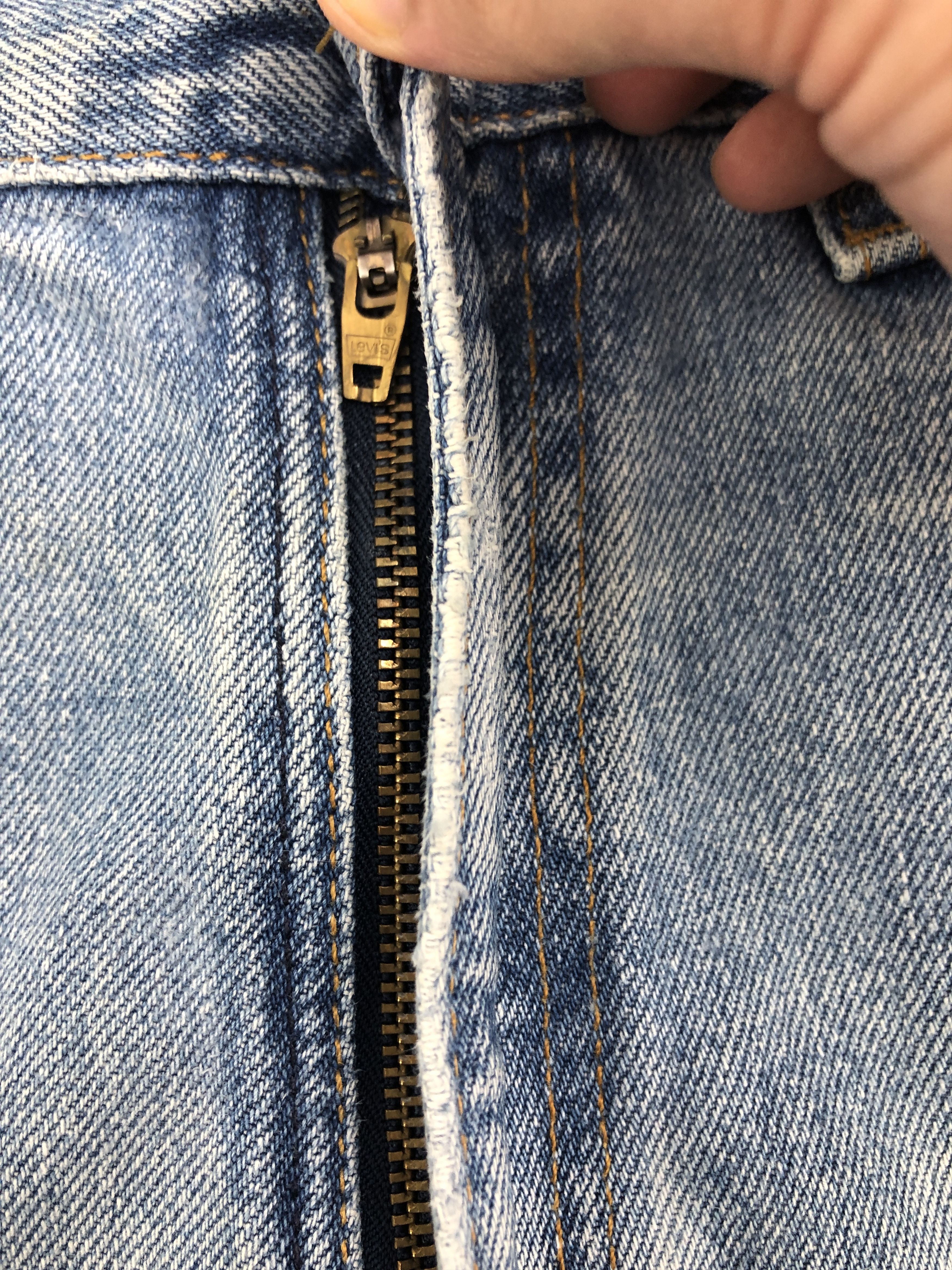 Levi's 90s Vintage Levis 550 Faded Blue Jeans 33x29.5 S0019 Size US 33 - 13 Thumbnail