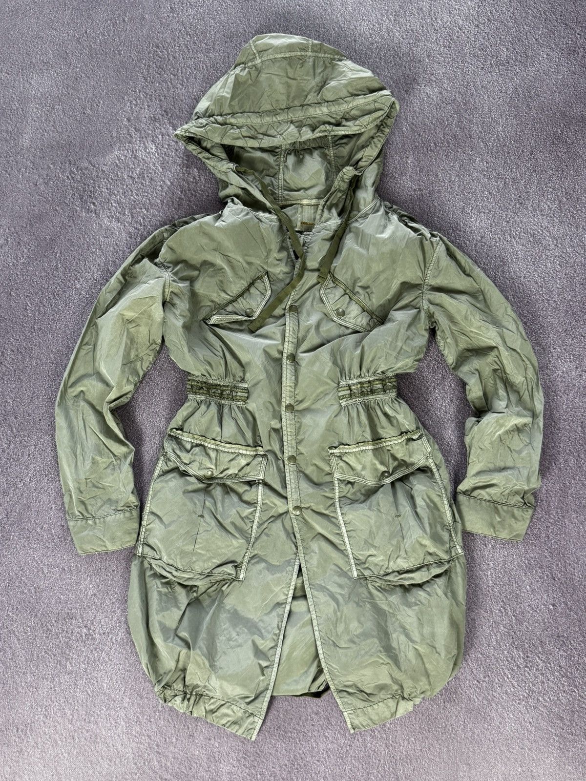 Diesel Diesel Vintage Nylon Military Vibe Vintage Parka Jacket Size M / US 6-8 / IT 42-44 - 1 Thumbnail