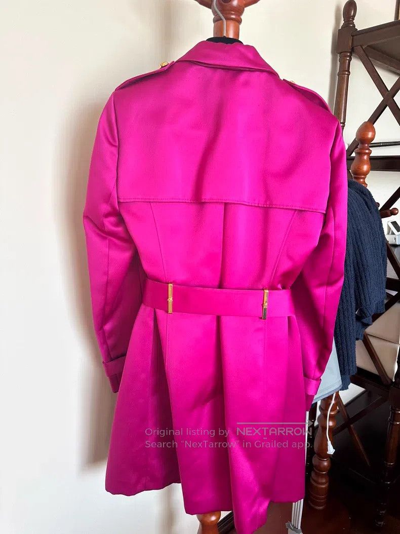 Versace Versace Silk trench coat Size S / US 4 / IT 40 - 8 Thumbnail