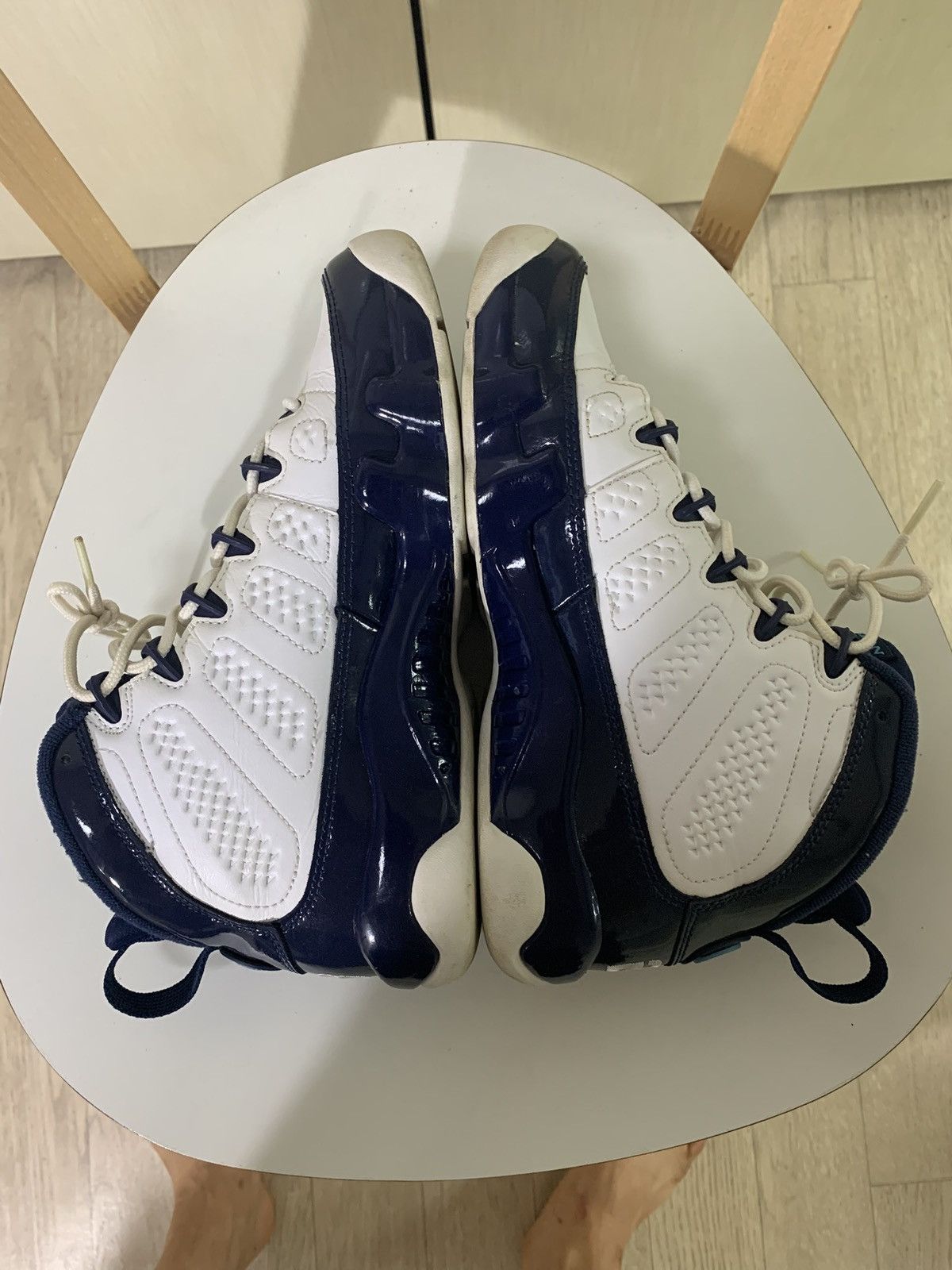 Nike Nike Air Jordan 9 Retro Pearl Blue Size 6Y Size US 6 / EU 39 - 8 Thumbnail