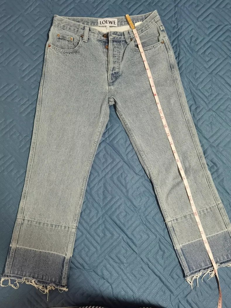 Loewe Loewe Lady's jeans with stone-washed blue finish Size 41" - 2 Thumbnail