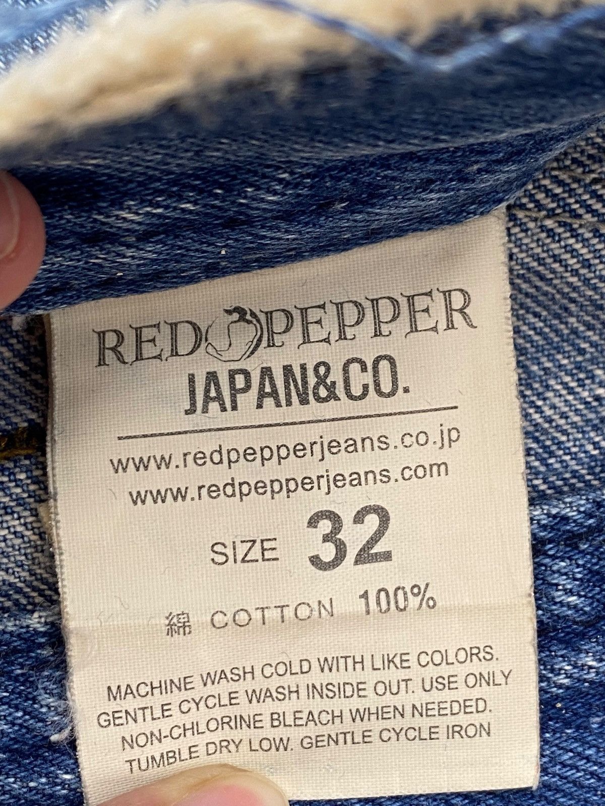 Japanese Brand Japanese Brand Redpepper Faded Wash Distressed Style Size US 35 - 18 Thumbnail
