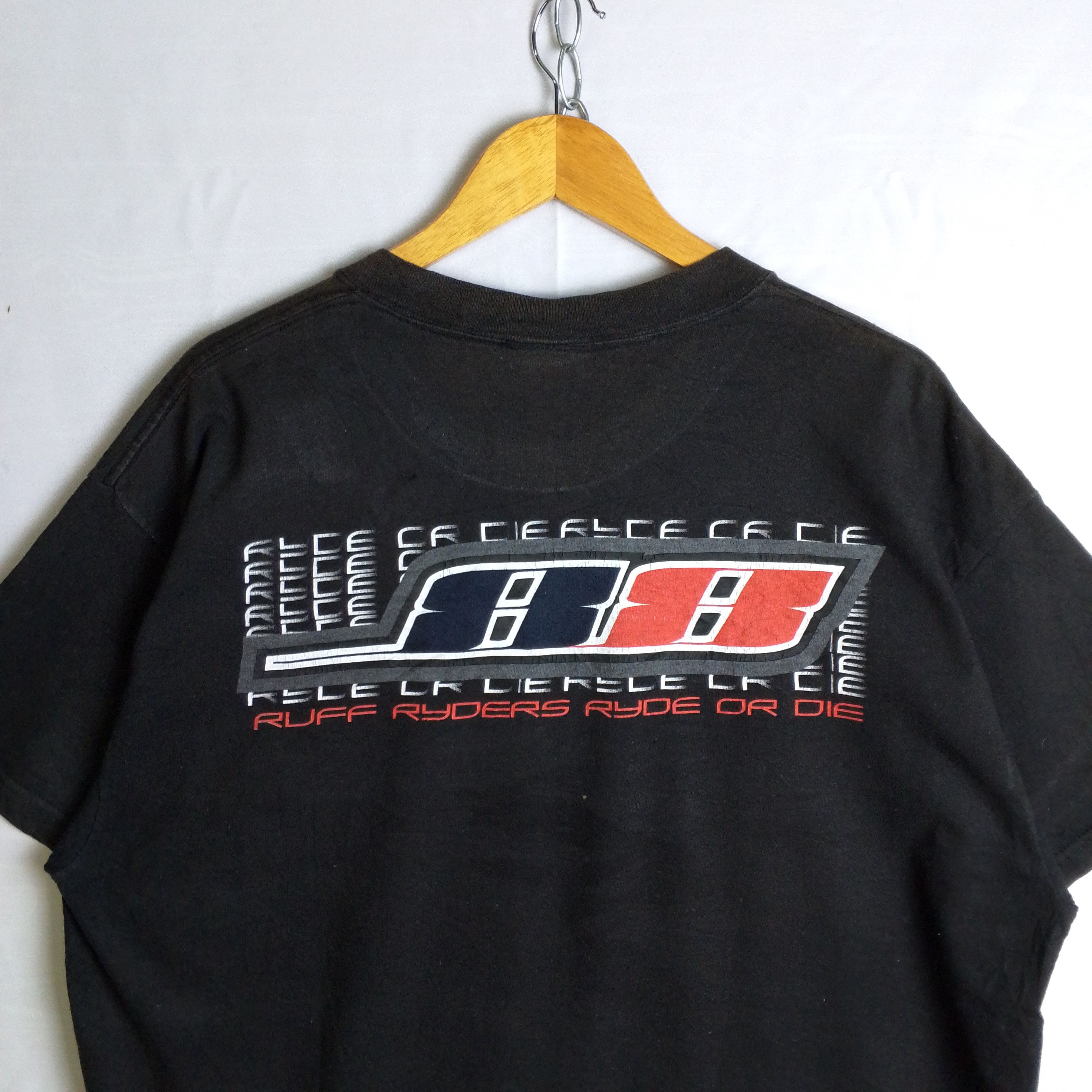 Ruff Ryders Trashed Faded and Distressed Ruff Ryders Ryde or Die Tee Size US XL / EU 56 / 4 - 5 Thumbnail