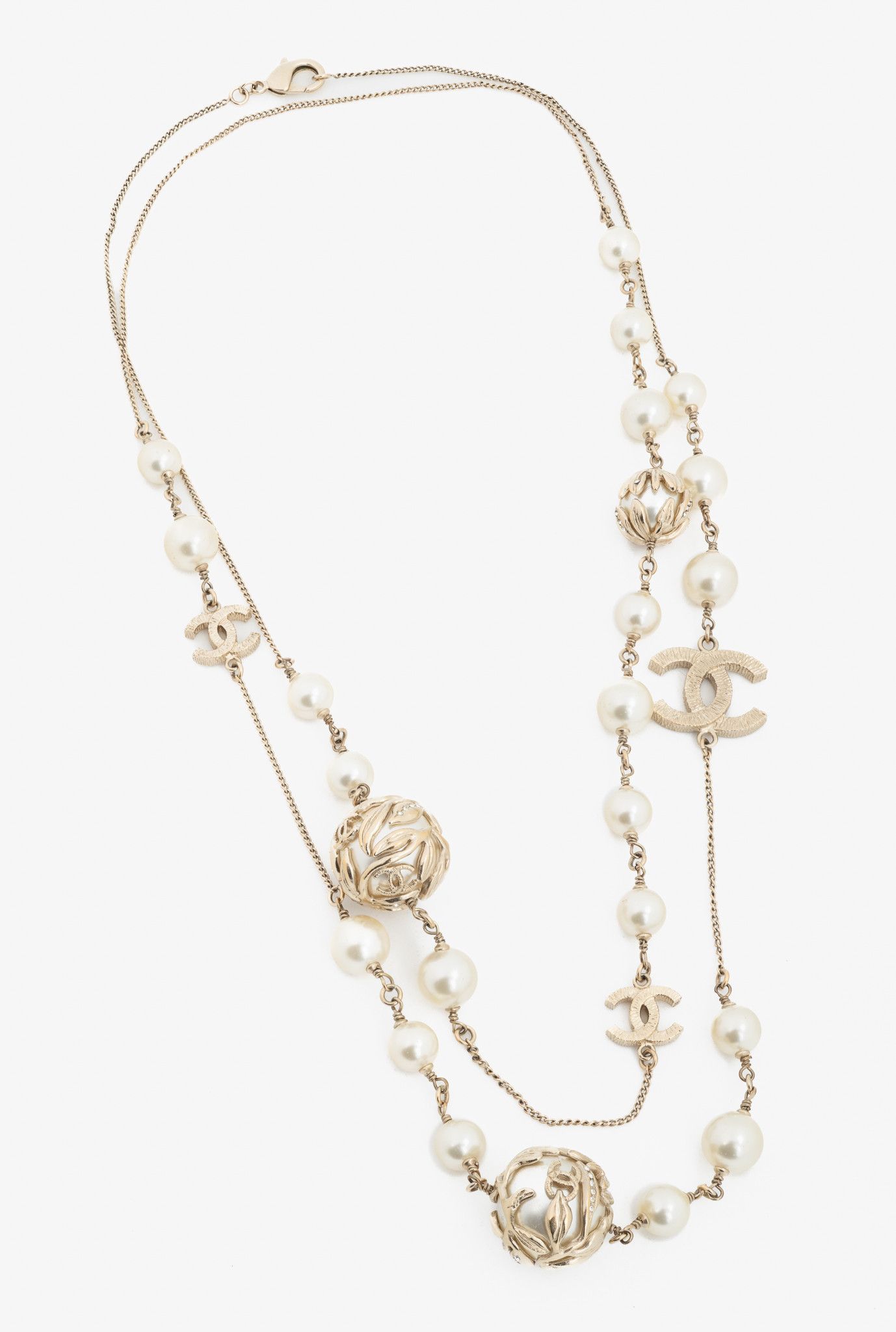 Chanel Chanel 09A Multi CC Double Wrap Long Chain Necklace Size ONE SIZE - 2 Thumbnail