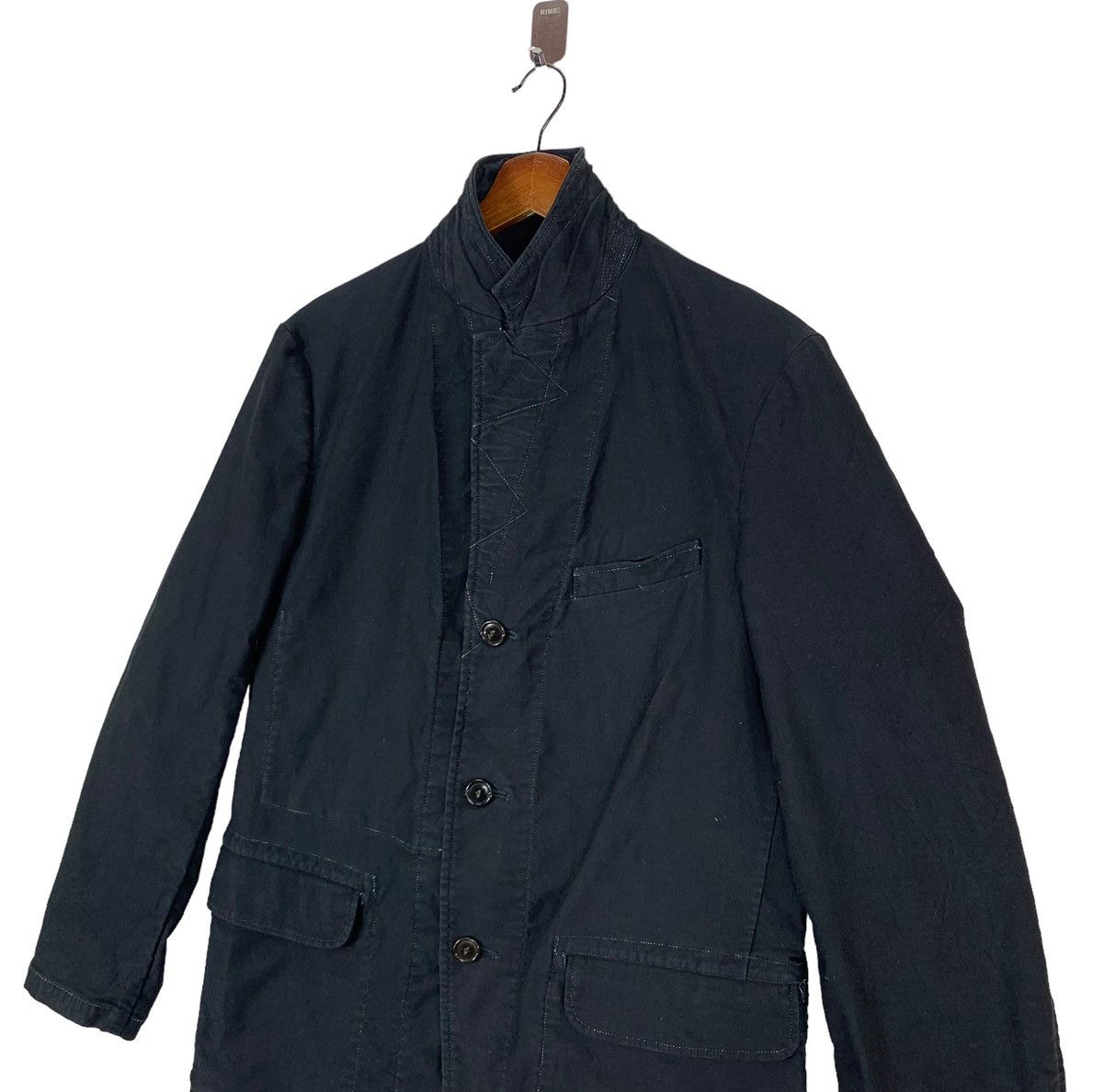 HOLLYWOOD RANCH MARKET × If Six Was Nine × Vintage Vintage HR Market Japanese Brand Designer Black Button Size L / US 10 / IT 46 - 3 Thumbnail