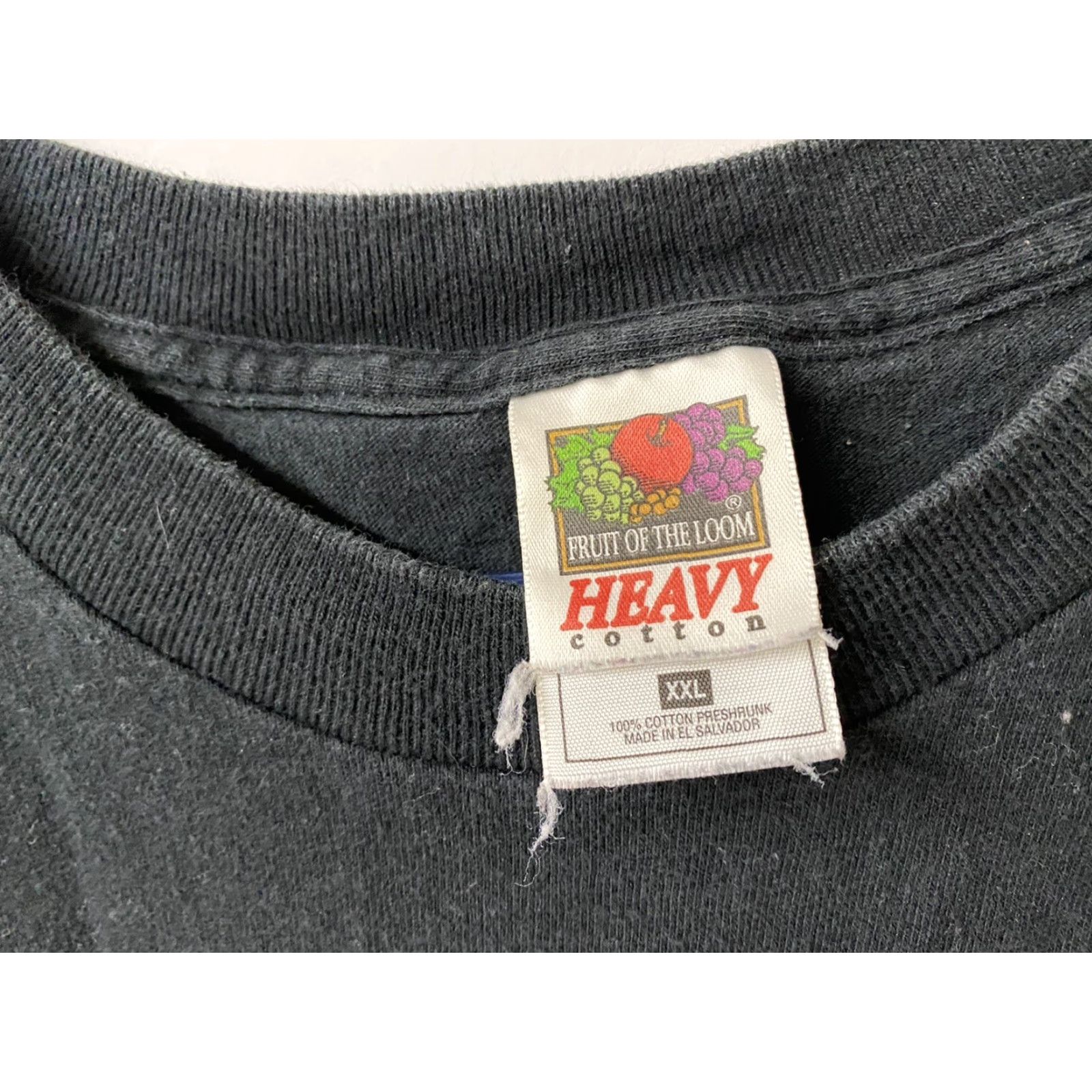 Fruit Of The Loom VINTAGE Fruit of the Loom Shirt 2XL Black Kit Kat 90s Graphic Mens Size XXL / US 16-18 / IT 52-54 - 3 Thumbnail