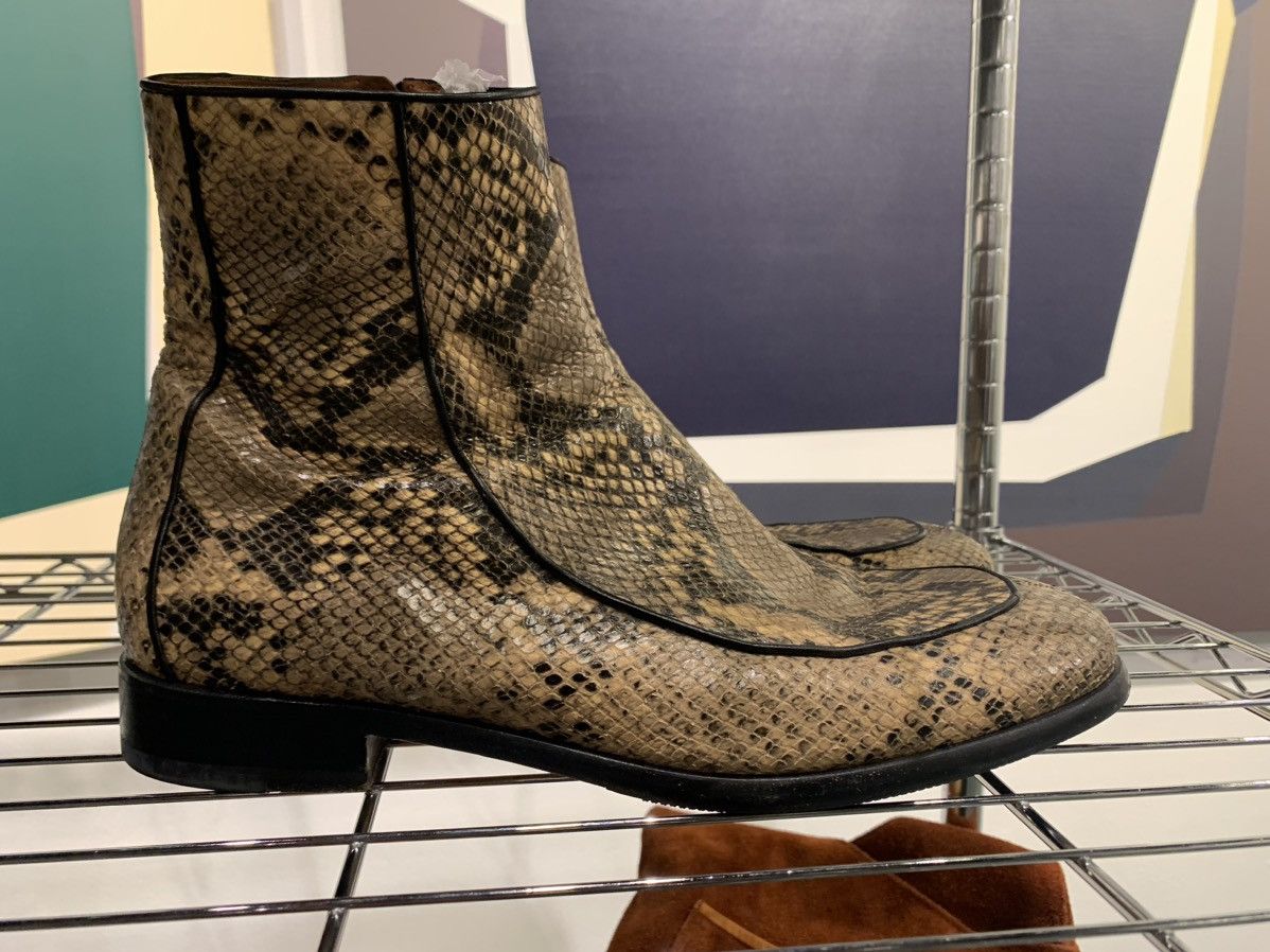 Dries Van Noten Dries Van Noten Snake Skin Boot Size US 11 / EU 44 - 5 Thumbnail