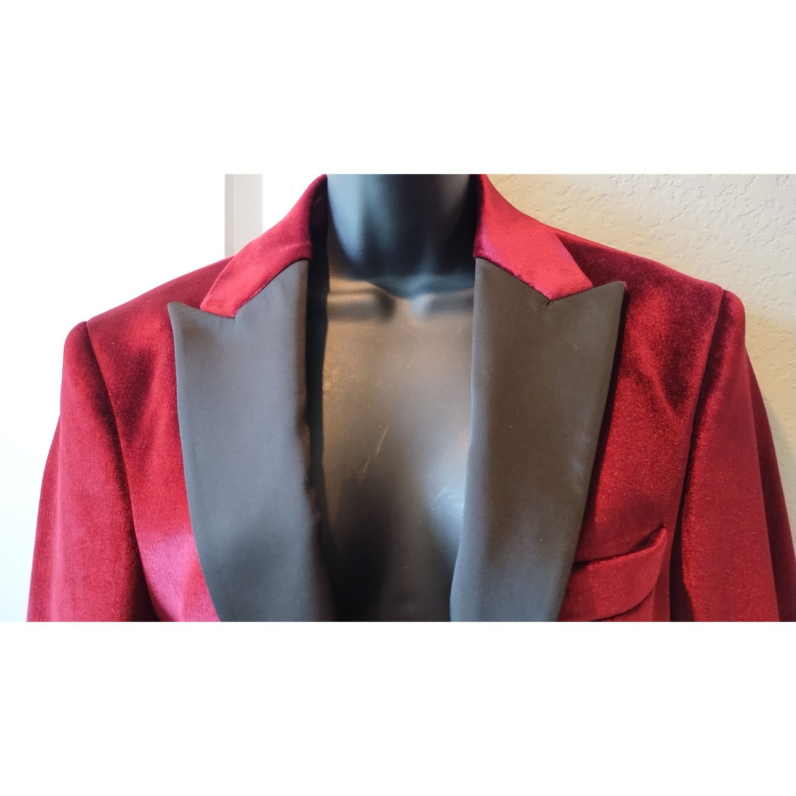 Other Ron Tomson Classic Lapel tuxedo Jacket Red velvet Size US36 Size US S / EU 44-46 / 1 - 2 Thumbnail
