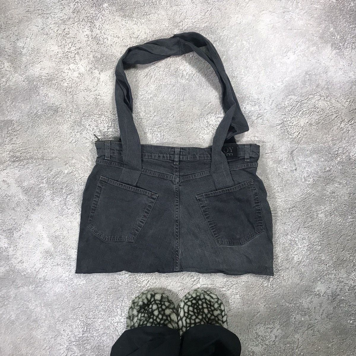 Vintage Y2K Denim Crossbody Bag Junya Watanabe Style Japanese OS Size ONE SIZE - 5 Thumbnail