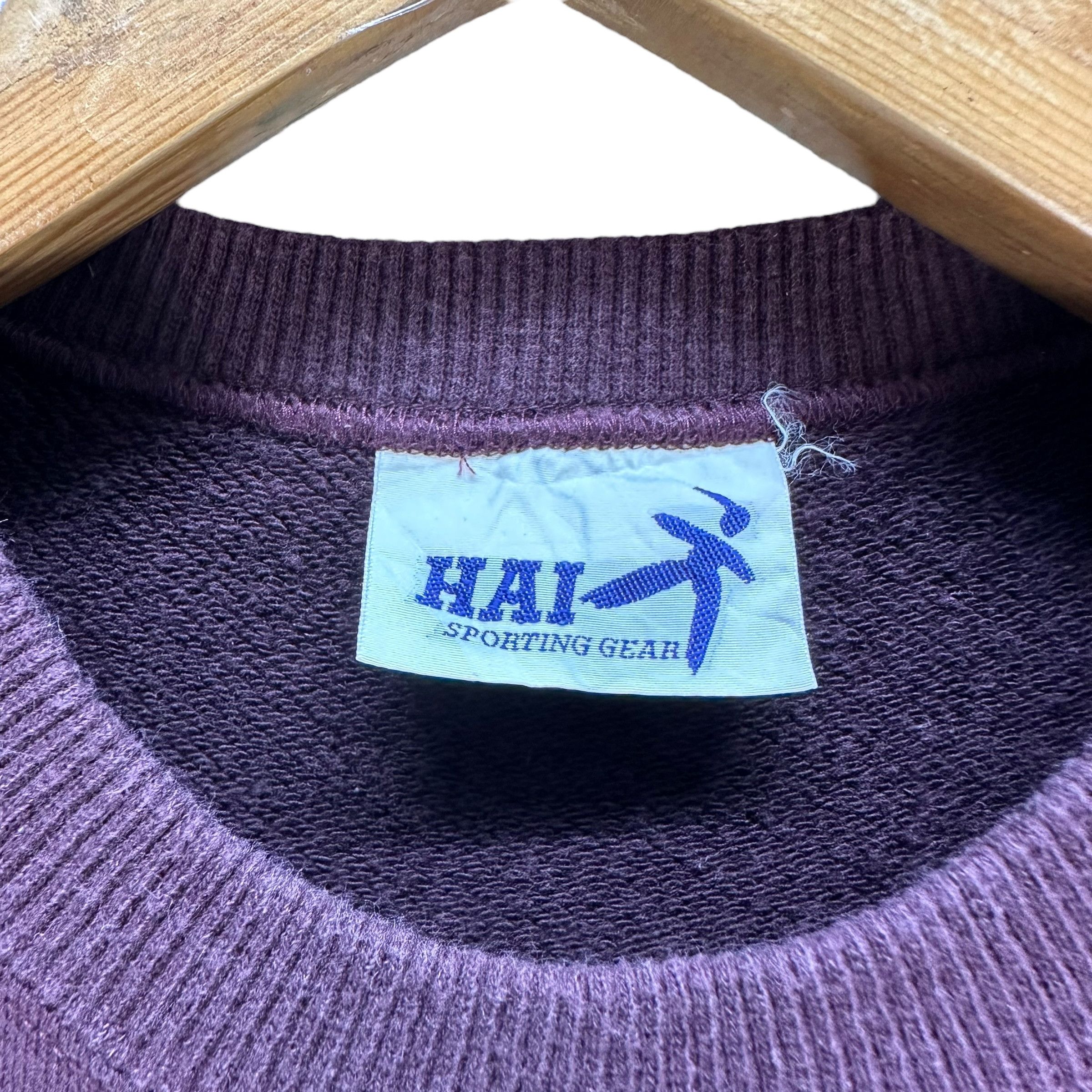 Hai Sporting Gear RARE🔥 Hai Sporting Gear Big Logo Pullover Sweater #1295-54 Size US M / EU 48-50 / 2 - 7 Thumbnail