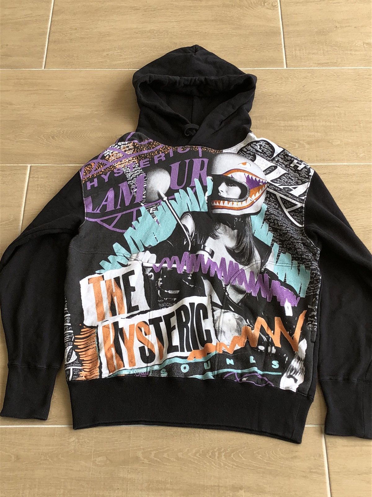 Hysteric Glamour Hysteric Glamour Aop His Girl Biker Hoodie Size US M / EU 48-50 / 2 - 4 Thumbnail