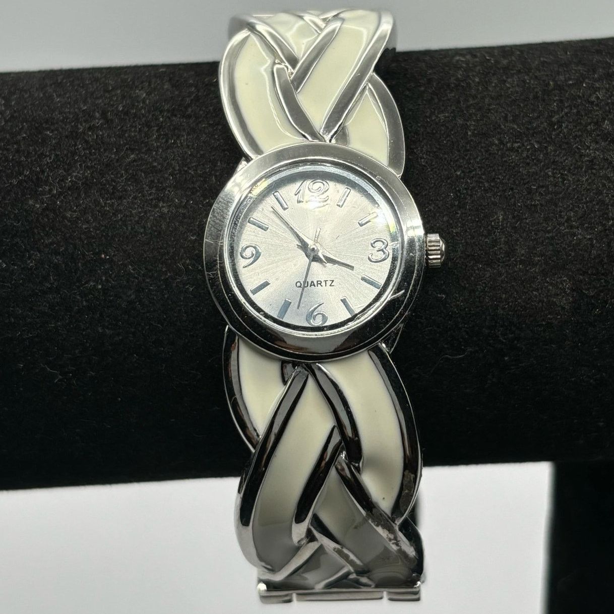 Other Silver & Cream Cuff Watch Size ONE SIZE - 2 Thumbnail