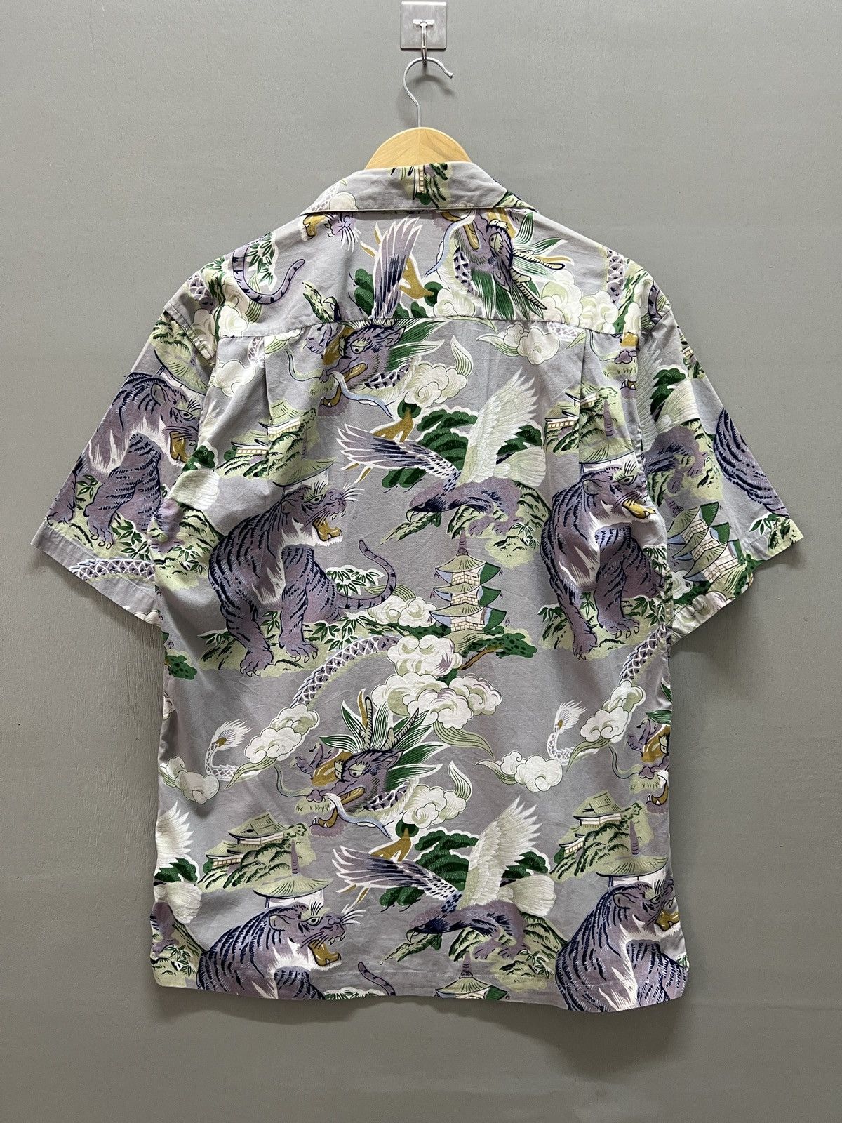KAVU Vintage Kavu Tiger Print Hawaiian Shirt Size US S / EU 44-46 / 1 - 6 Thumbnail