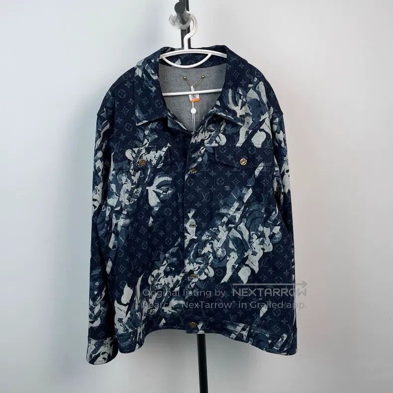 Louis Vuitton Louis Vuitton Dark blue denim jacket Size US XL / EU 56 / 4 - 1 Thumbnail