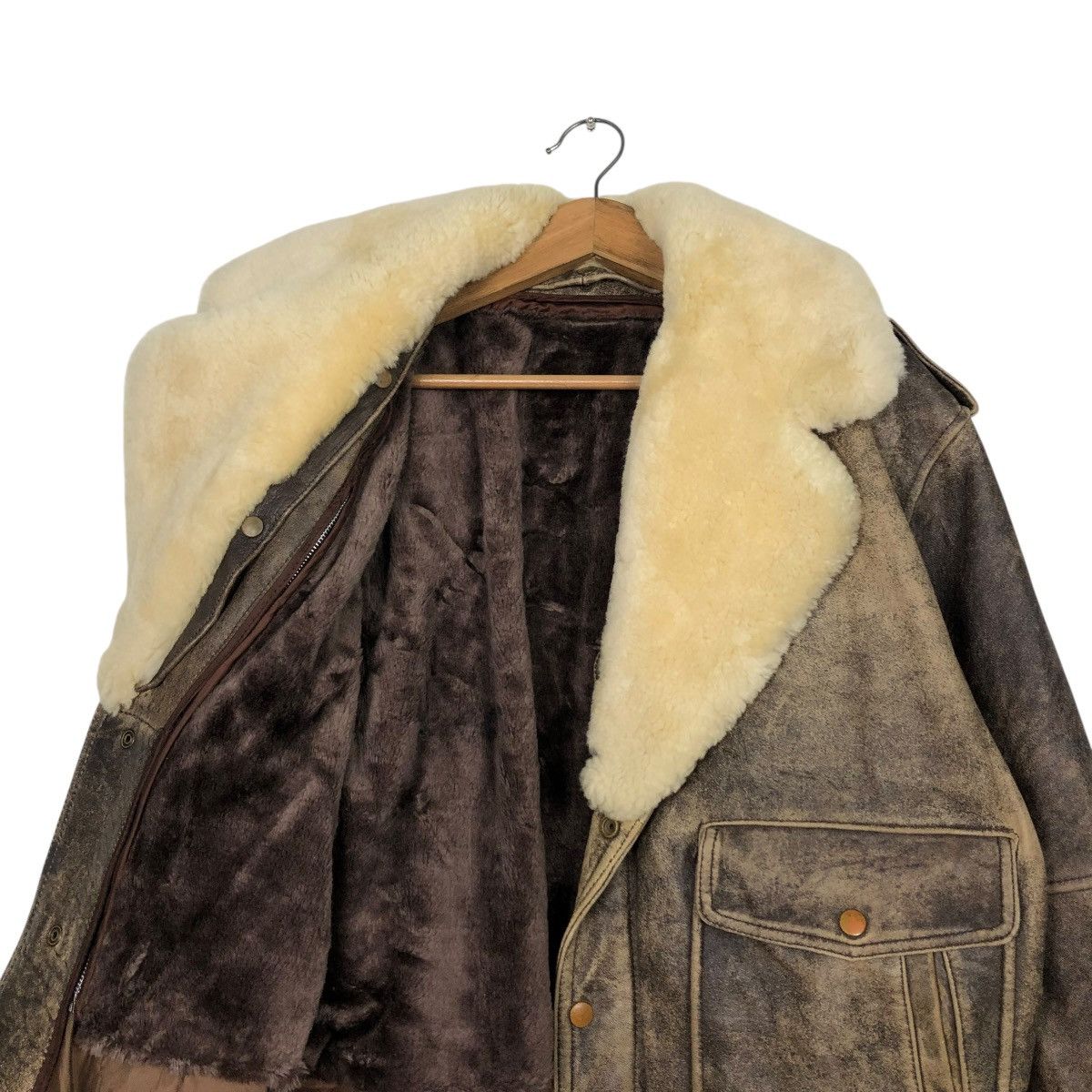Genuine Leather 🔥VINTAGE BIKER LEATHER JACKET UNBRANDED ISSEY MIYAKE Size US M / EU 48-50 / 2 - 15 Thumbnail