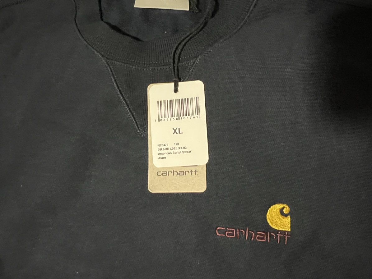 Carhartt Wip CARHARTT WIP WORK IN PROGRESS American Script Crewneck XL Size US XL / EU 56 / 4 - 3 Thumbnail