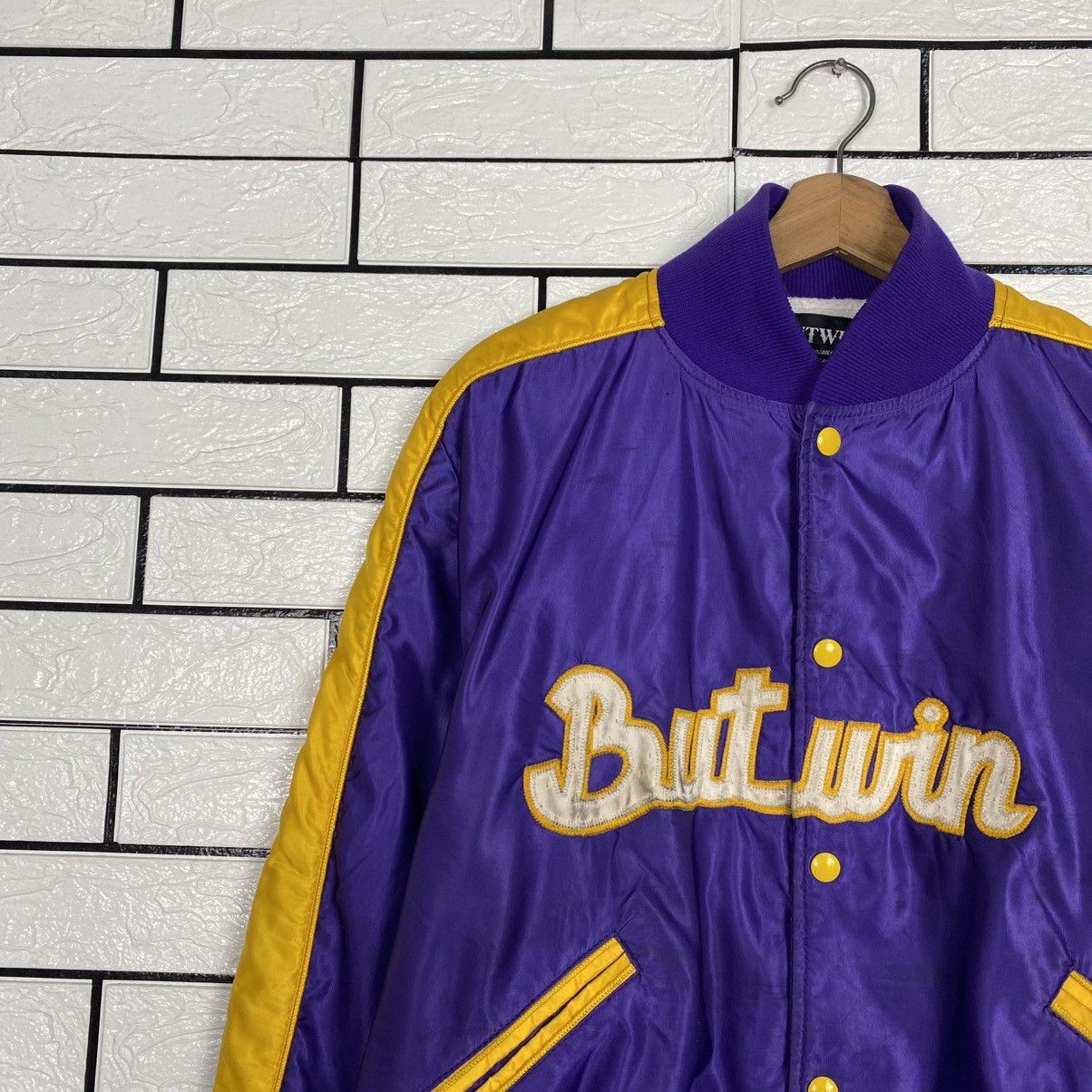 Toyo Enterprises 🔥VINTAGE SATIN BOMBER JACKET BUTWIN MADE IN USA Size US L / EU 52-54 / 3 - 7 Thumbnail