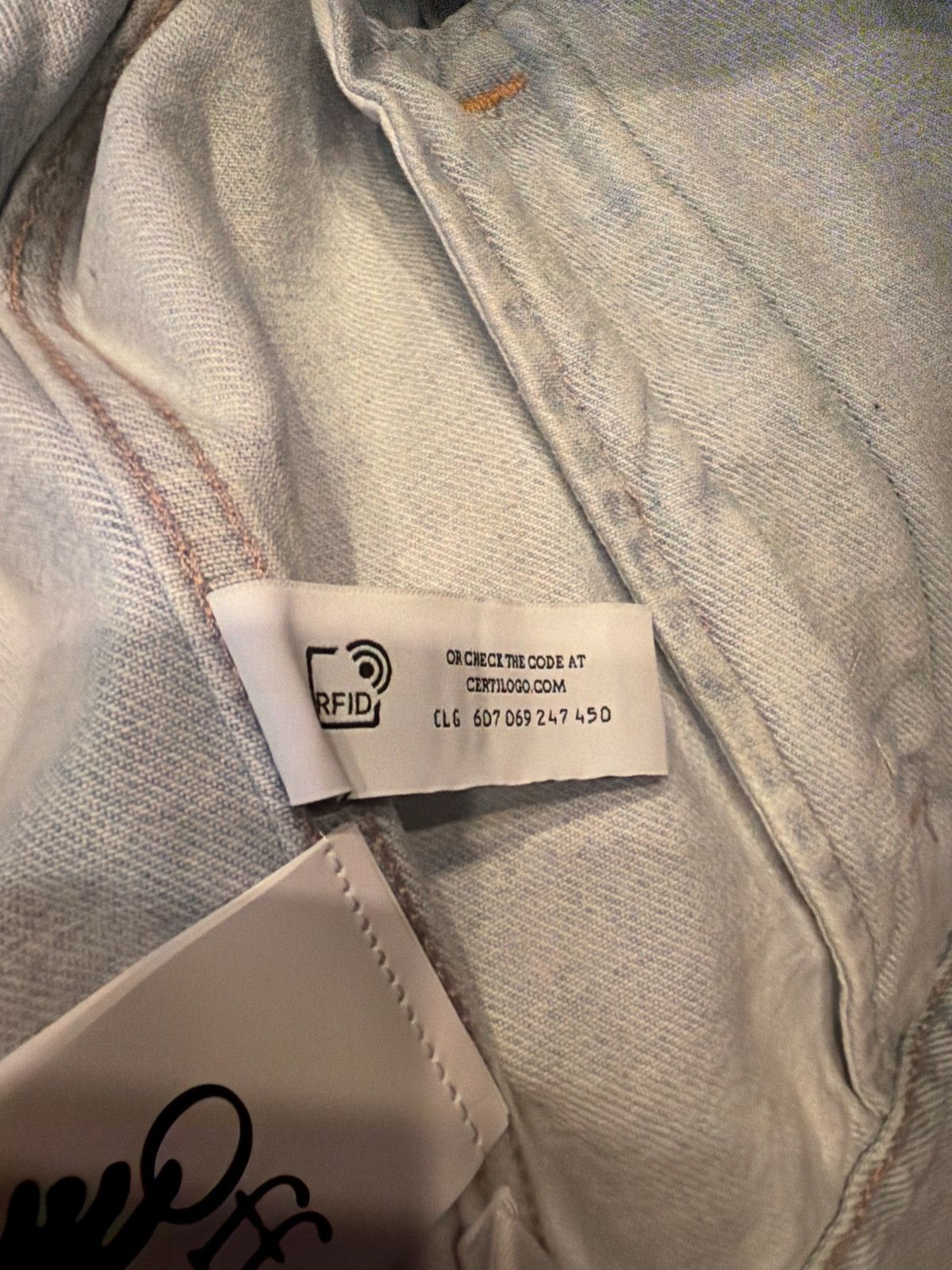Off-White Off white denim jacket Size L / US 10 / IT 46 - 4 Thumbnail