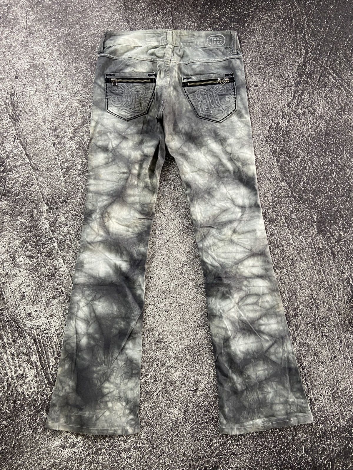 If Six Was Nine × Japanese Brand × Le Grande Bleu (L.G.B.) Juke box flared pants Size US 30 / EU 46 - 10 Thumbnail
