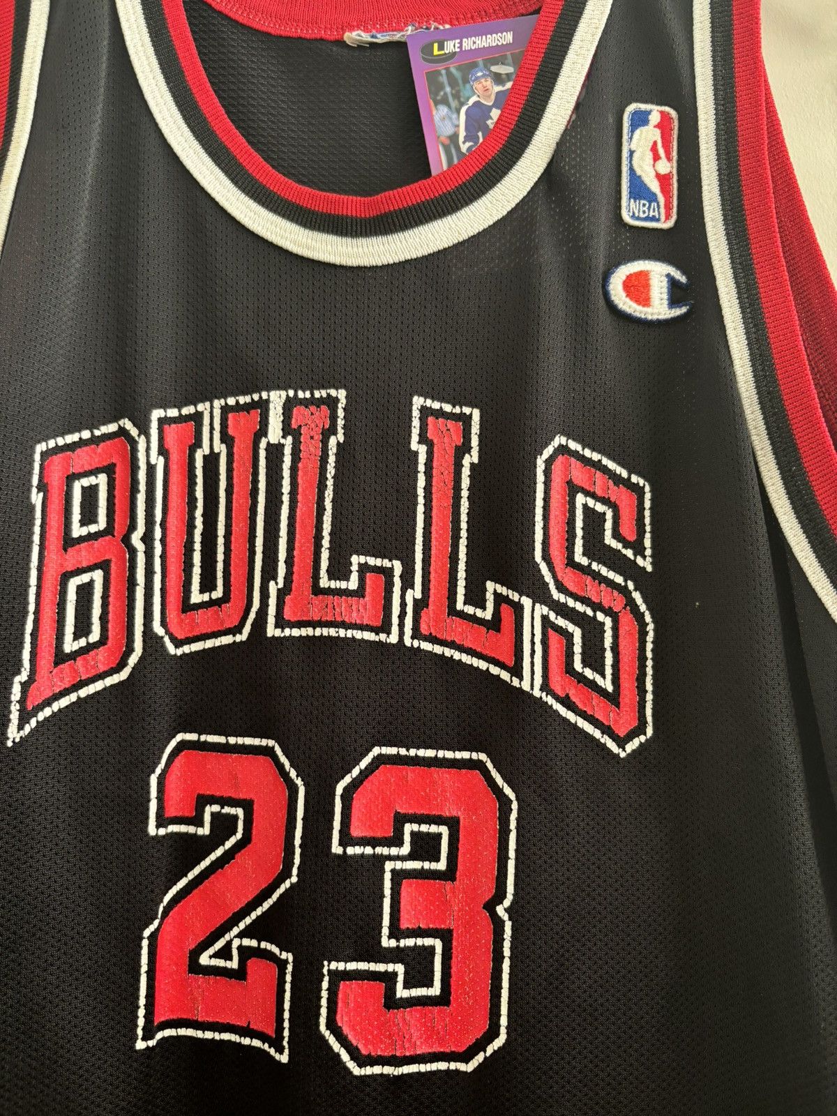 Champion Vintage 90s Chicago Bulls Jordan Jersey Size US S / EU 44-46 / 1 - 2 Thumbnail