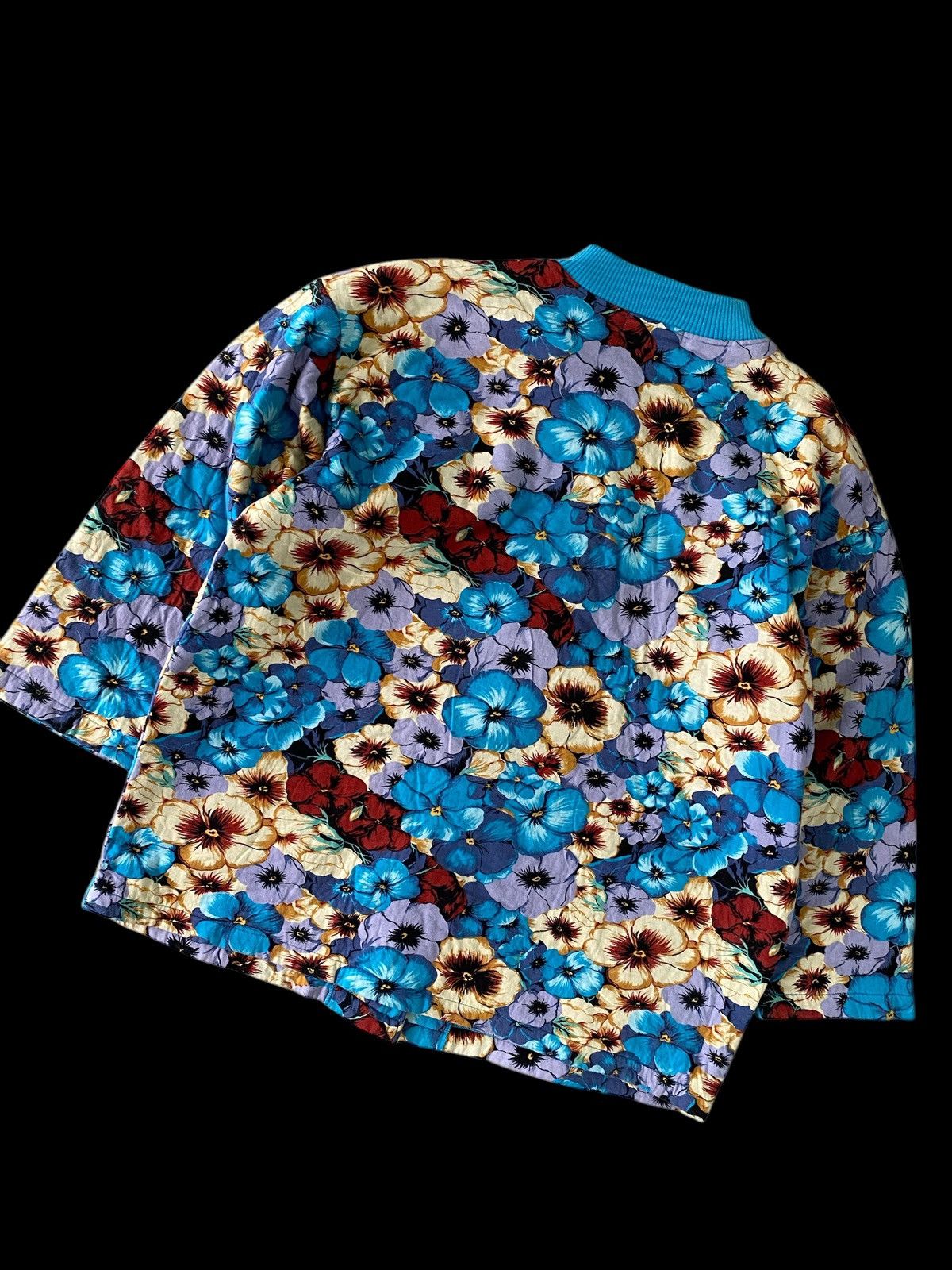 Designer × Kenzo Vintage Kenzo jacket motif flora full print bomber design Size US L / EU 52-54 / 3 - 4 Thumbnail