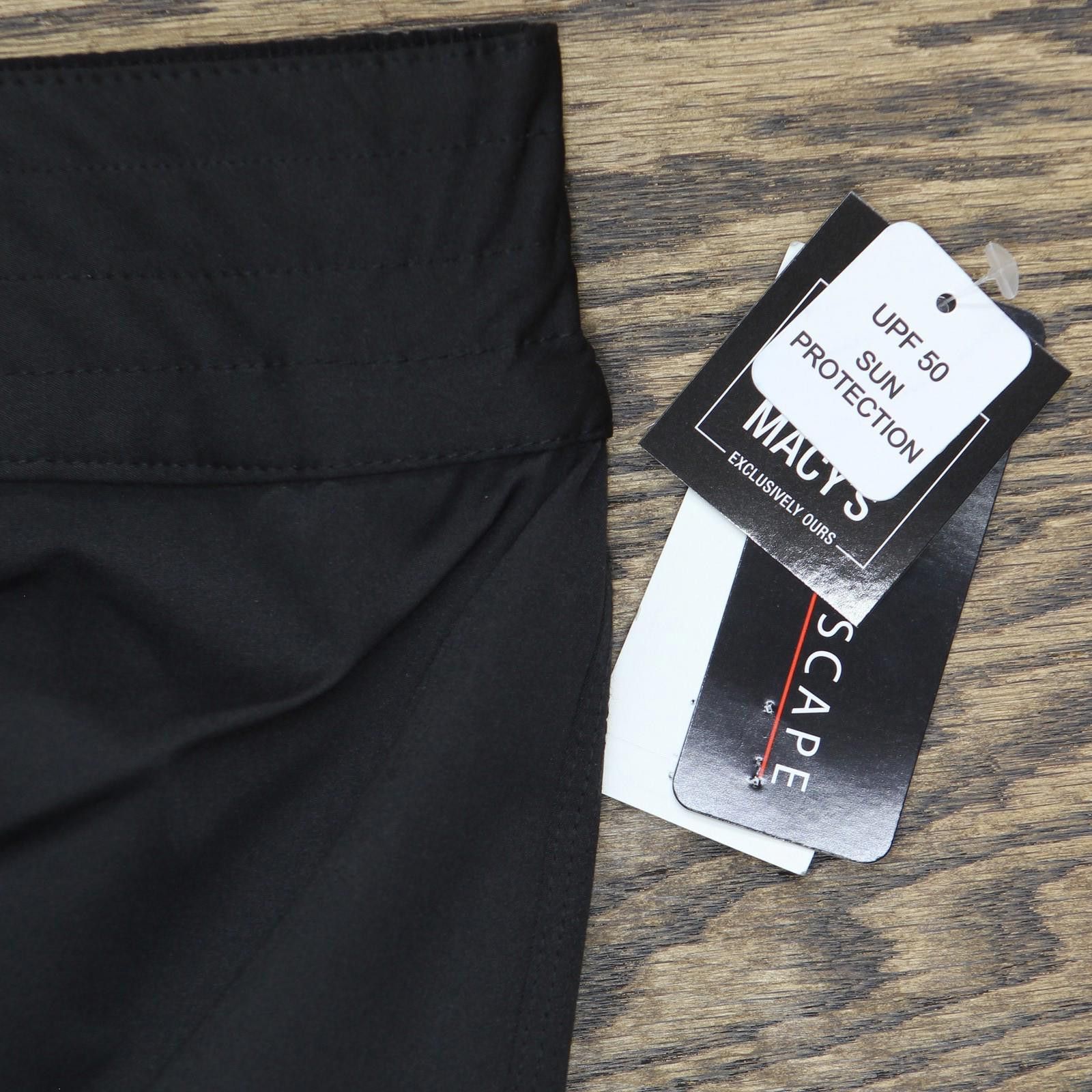 Other Nwt Island Escape 4" Beach Board Shorts J770099 Black 18w Size ONE SIZE - 3 Thumbnail