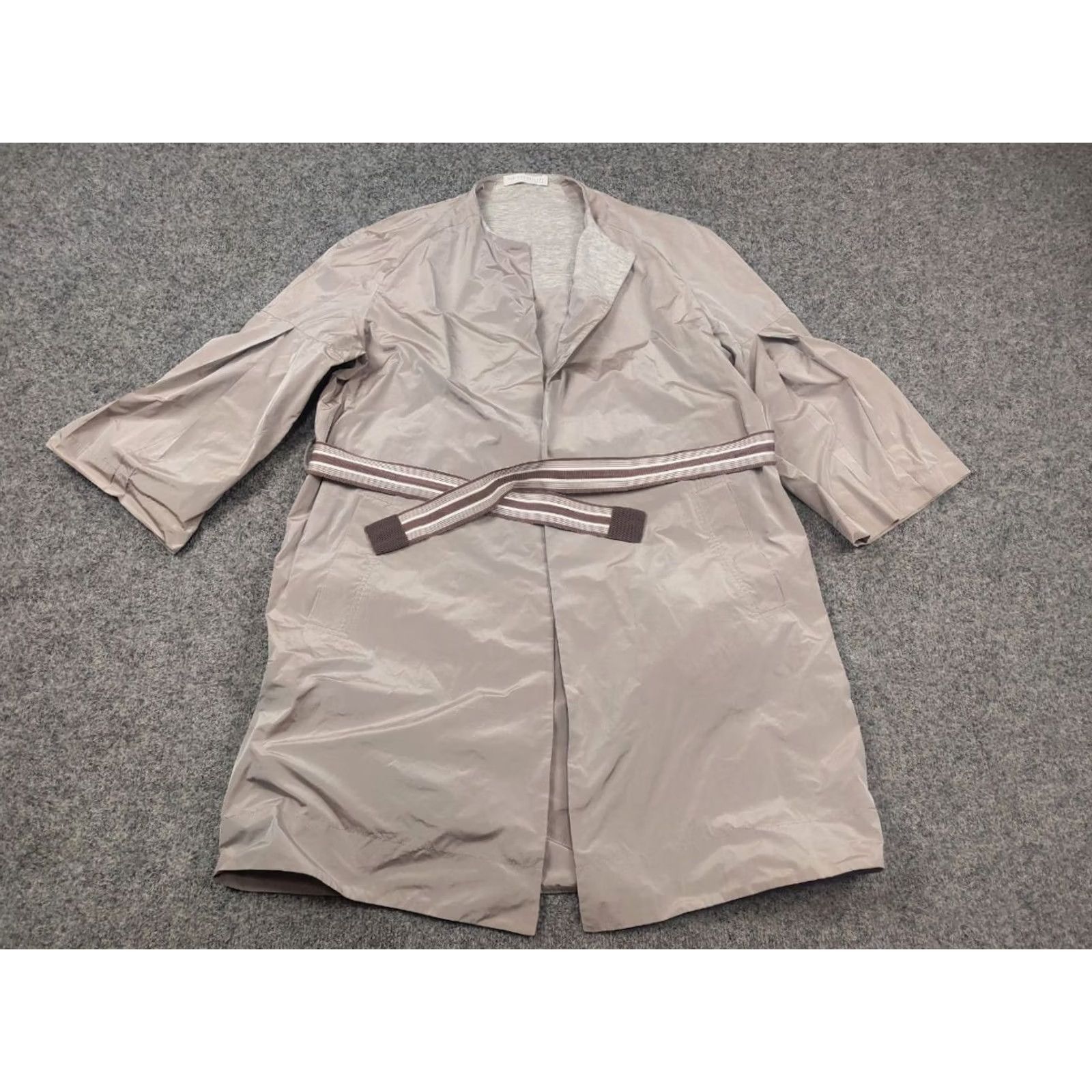 Fabiana Filippi Fabiana Filippi Italy Design Jacket Coat Wrap-Around Belt Champagne Color L Size L / US 10 / IT 46 - 3 Thumbnail