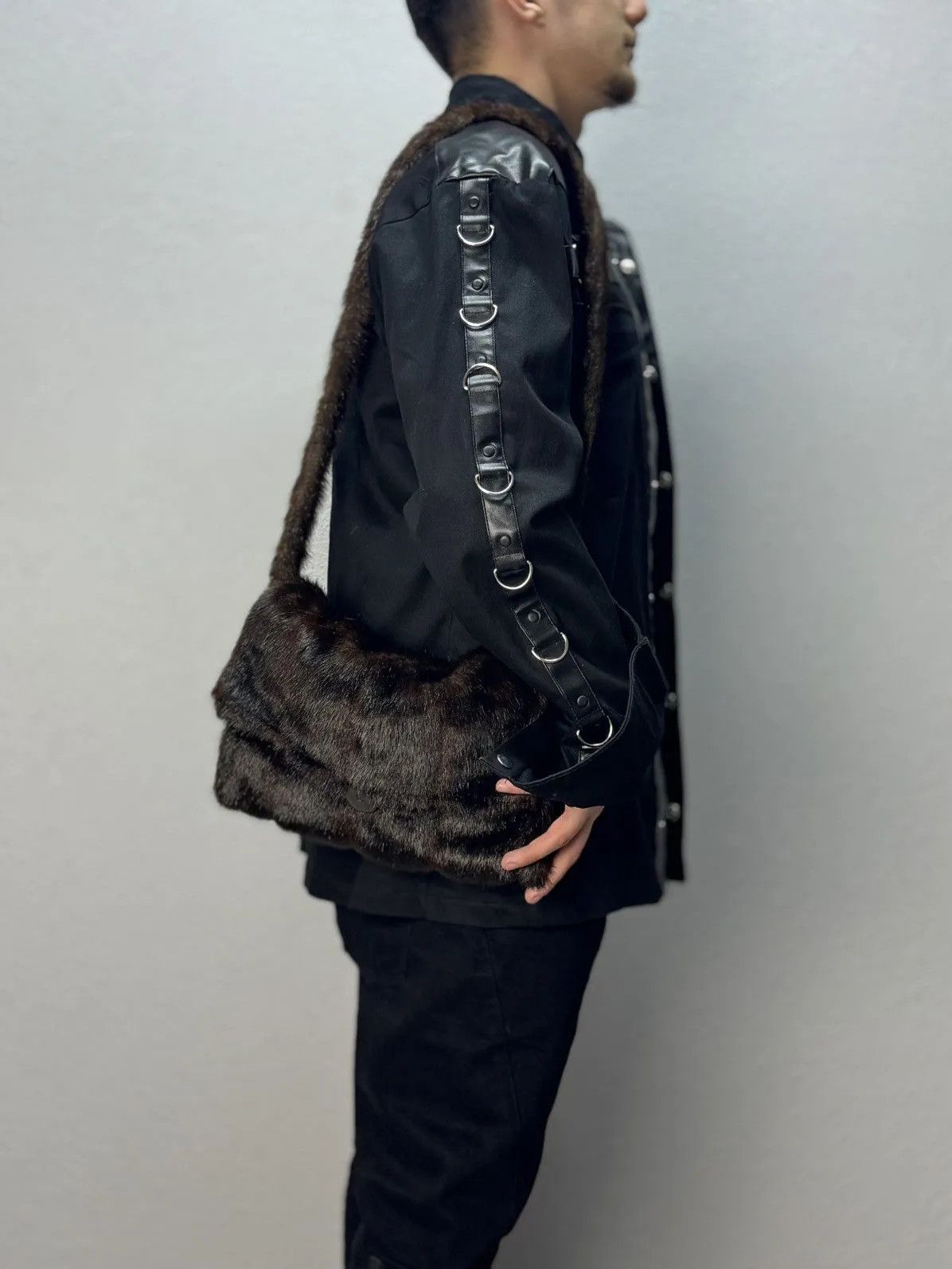 If Six Was Nine Vintage Hysteric Glamour Style Fur Rabbit Opium Bag Gothic Size ONE SIZE - 15 Thumbnail