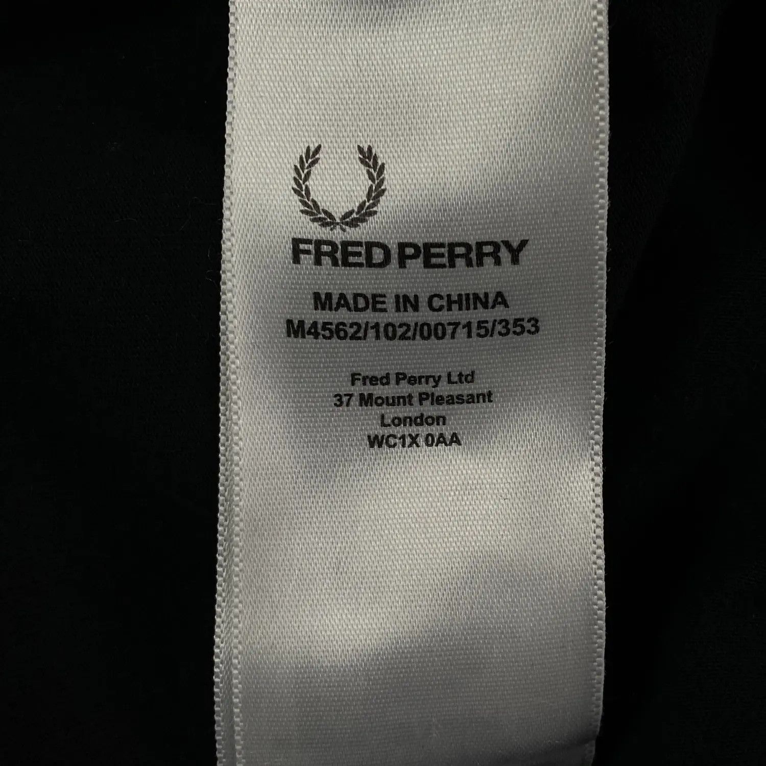 Fred Perry Mens T-Shirt Fred Perry Size M Size US M / EU 48-50 / 2 - 7 Thumbnail