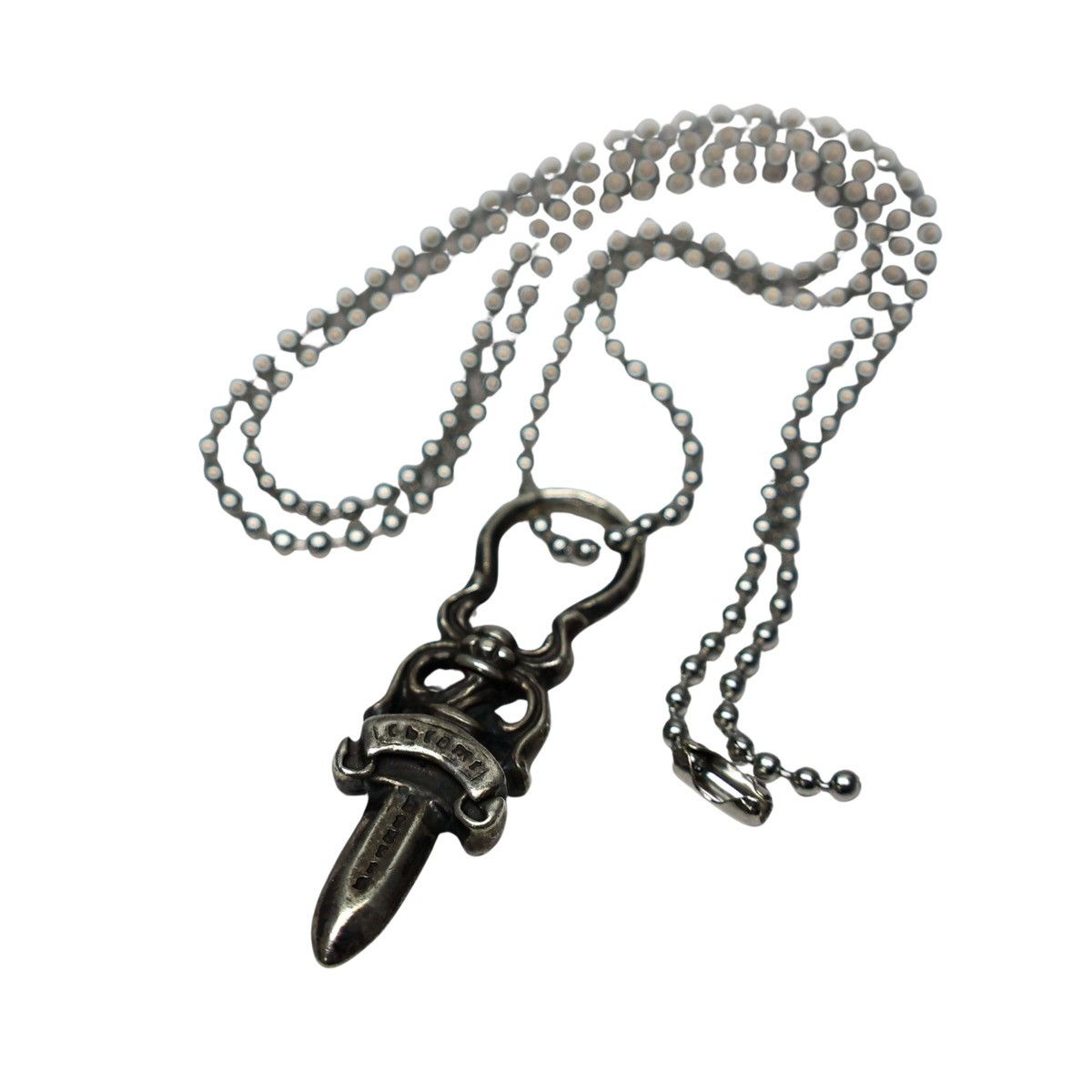 Chrome Hearts Chrome Hearts Dagger Zipper Pendant Ball Chain Necklace 925 Size ONE SIZE - 3 Thumbnail