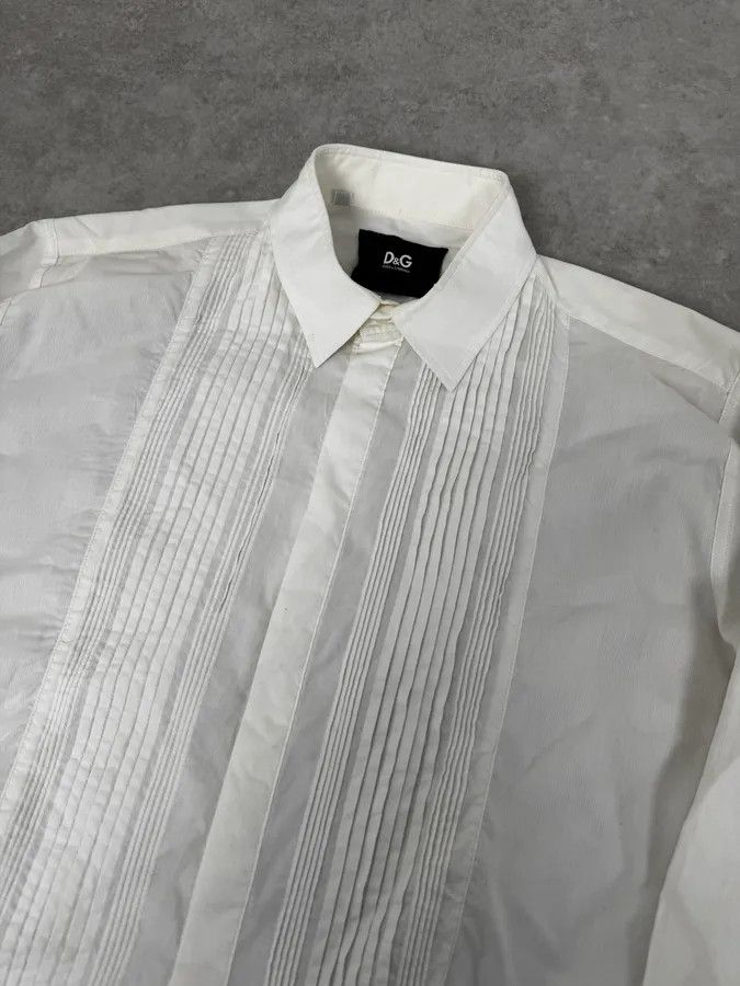Dolce & Gabbana 2000s Dolce & Gabbana Royal White Shirt Size US M / EU 48-50 / 2 - 5 Thumbnail