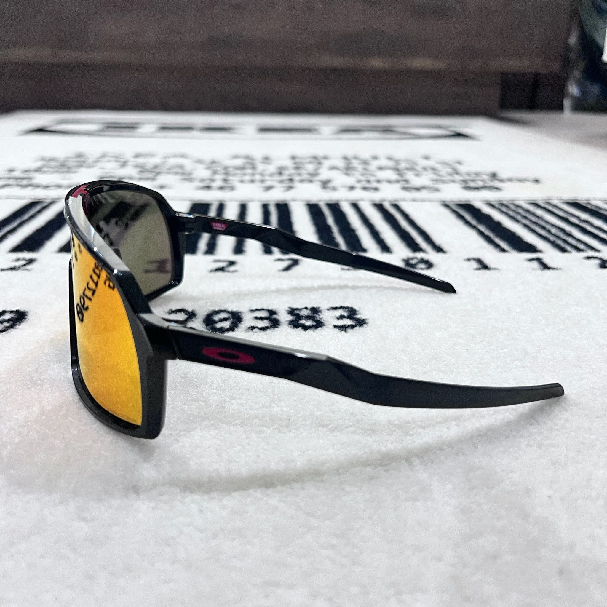 Oakley Oakley Sutro S Prizm Lens Ruby Black Frame Sunglasses Size ONE SIZE - 6 Thumbnail