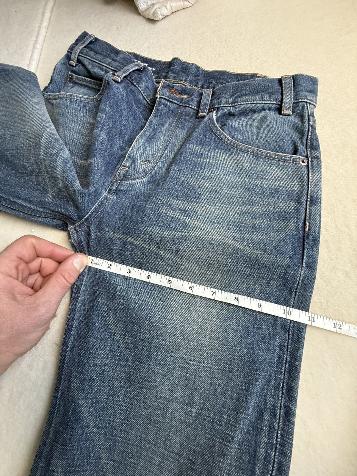 Celine SS24 Grail Celine Marco Union wash Kendrick flares jeans Size US 27 - 8 Thumbnail