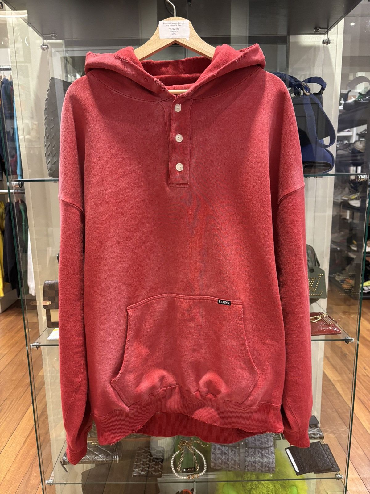 Other Kamiya Distressed Henry Neck Hoodie Size US M / EU 48-50 / 2 - 1 Thumbnail